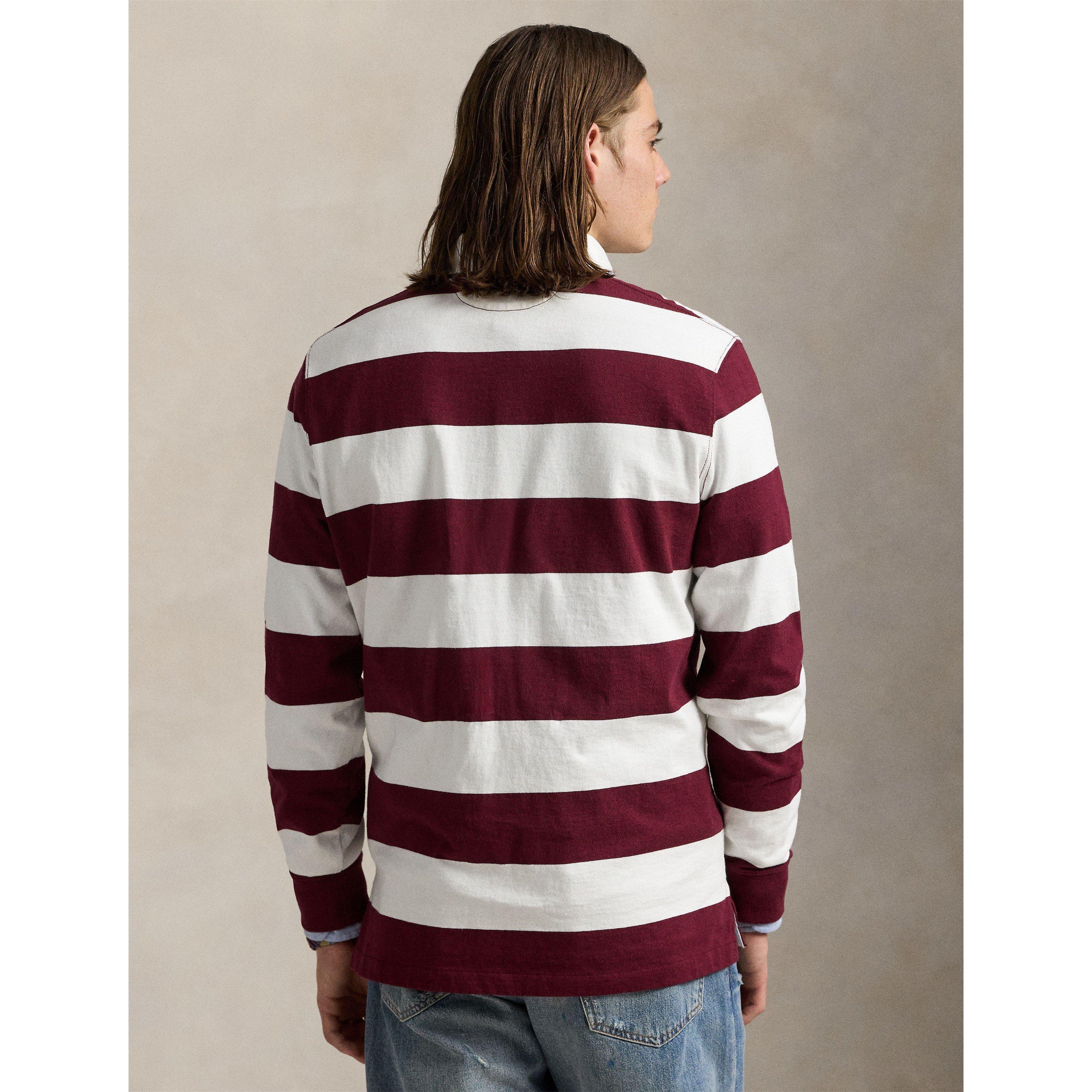 Clasic Wine/Crm - Polo Ralph Lauren - Men's Rugby Shirt - 4