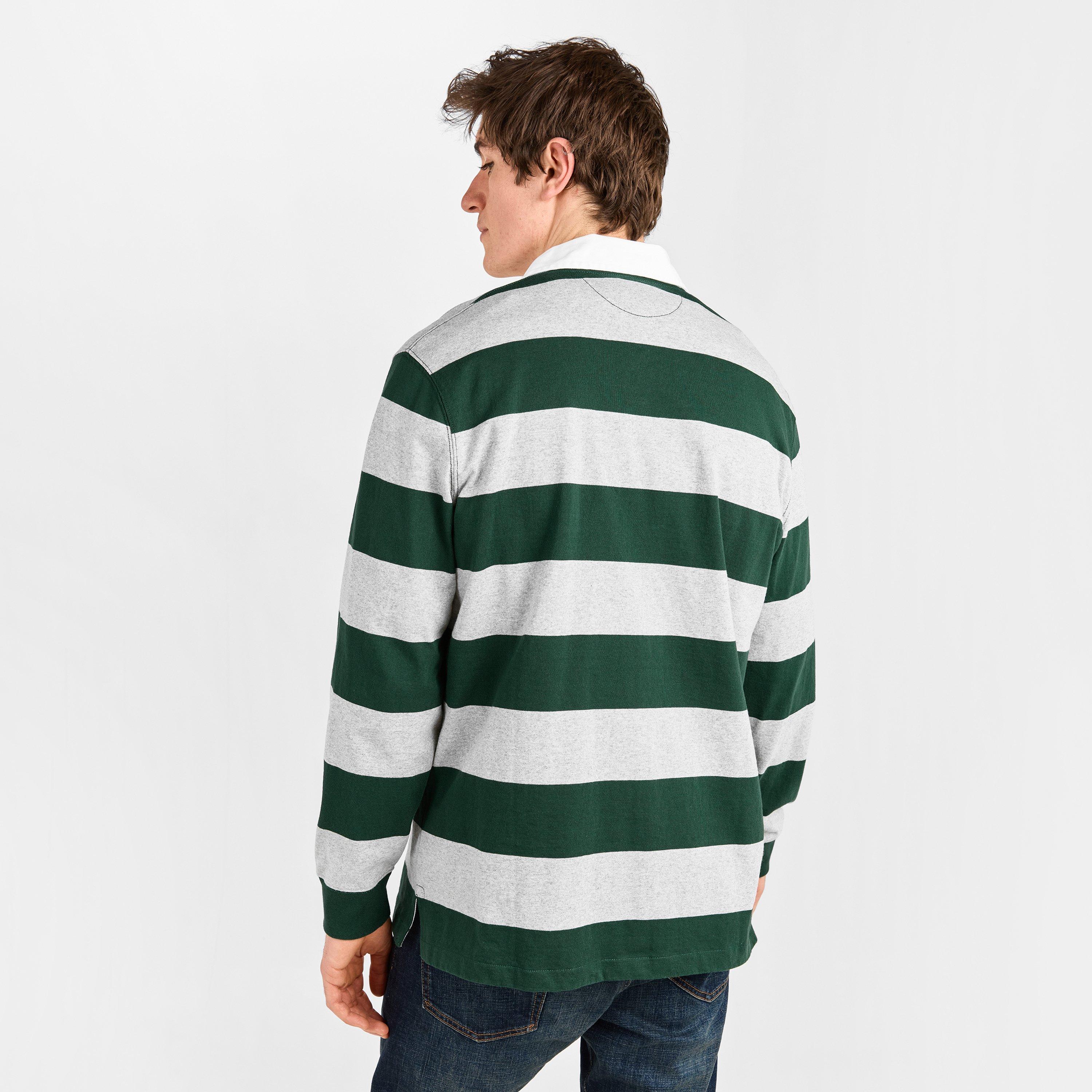 VintgePine/Gry - Polo Ralph Lauren - Men's Rugby Polo Shirt - 4