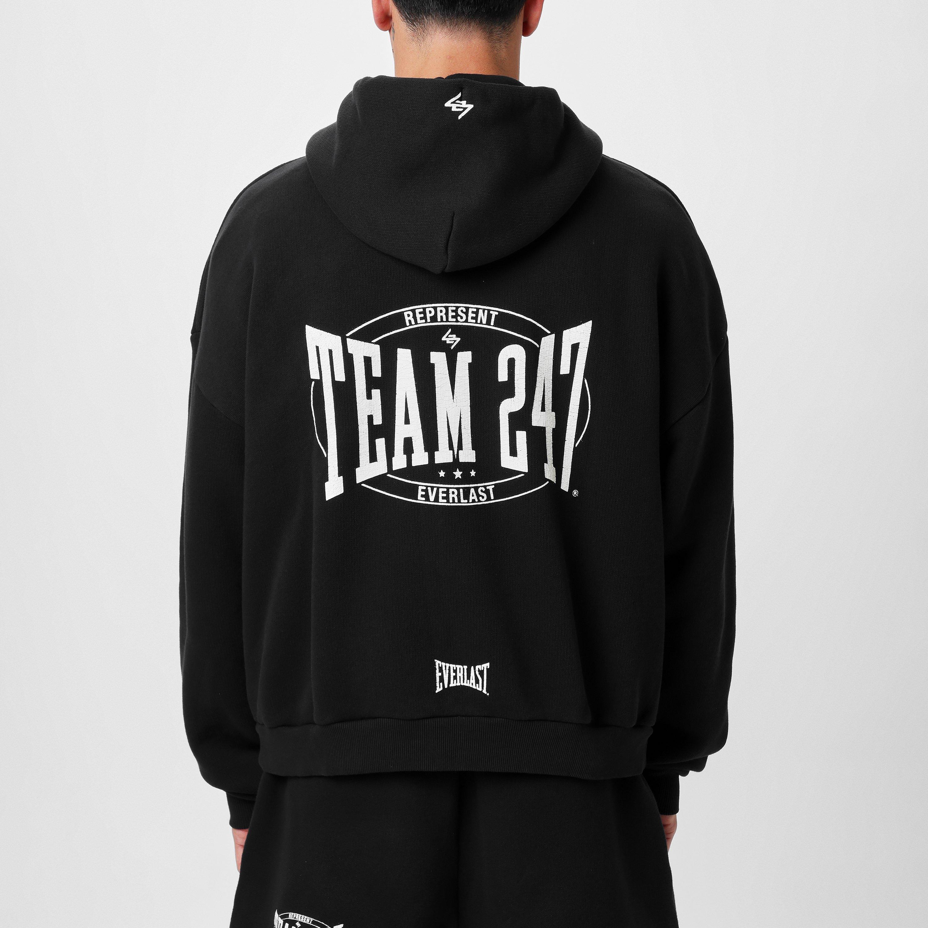 Off Black - Represent 247 - X Everlast Team 247 Performance Hoodie - 3