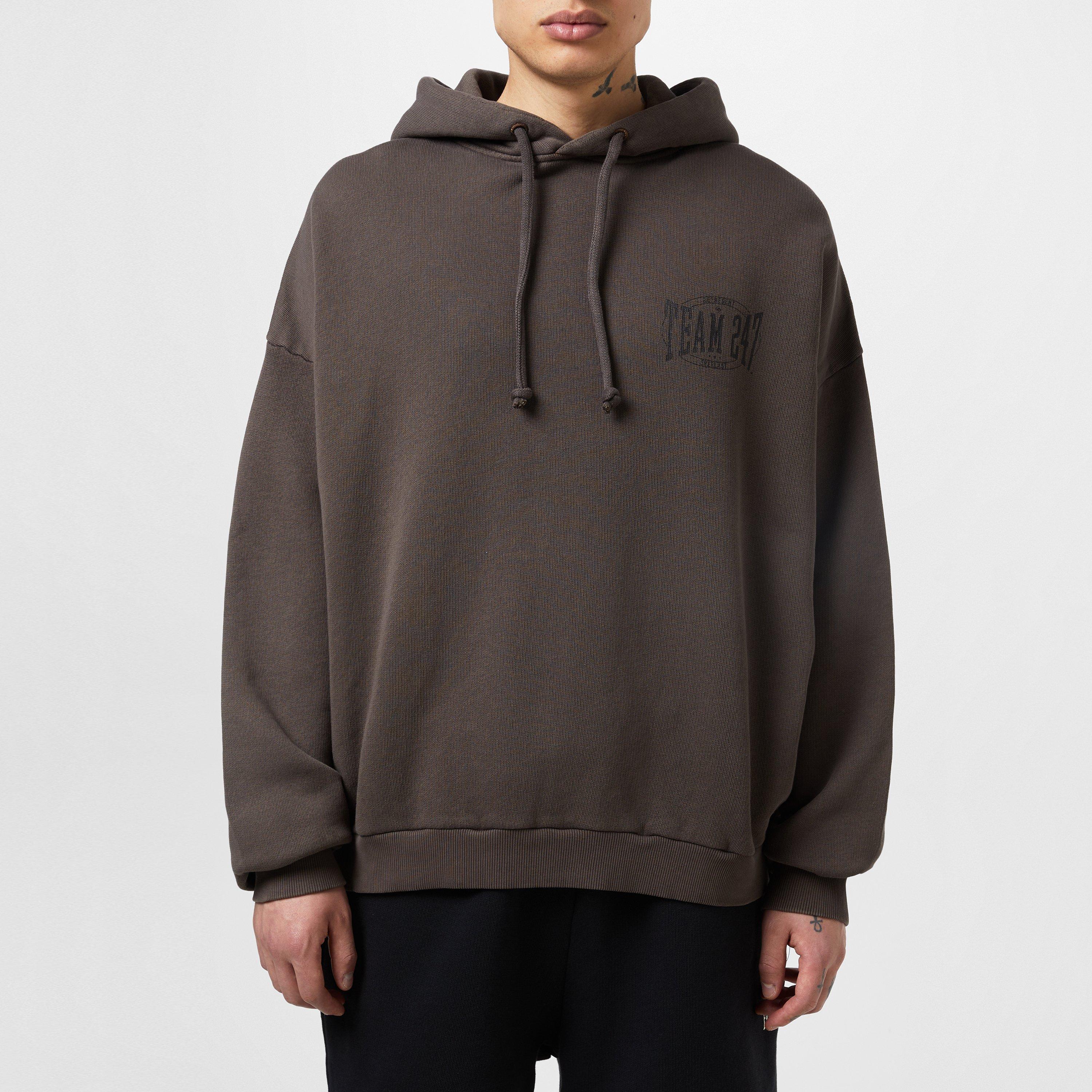 ☆FREEDOM☆ Powerhouse Flame Logo Overfit Hoodie Black PH24S Powerhouse Flame Logo Overfit Hoodie (Black) - 프리덤에슬레틱