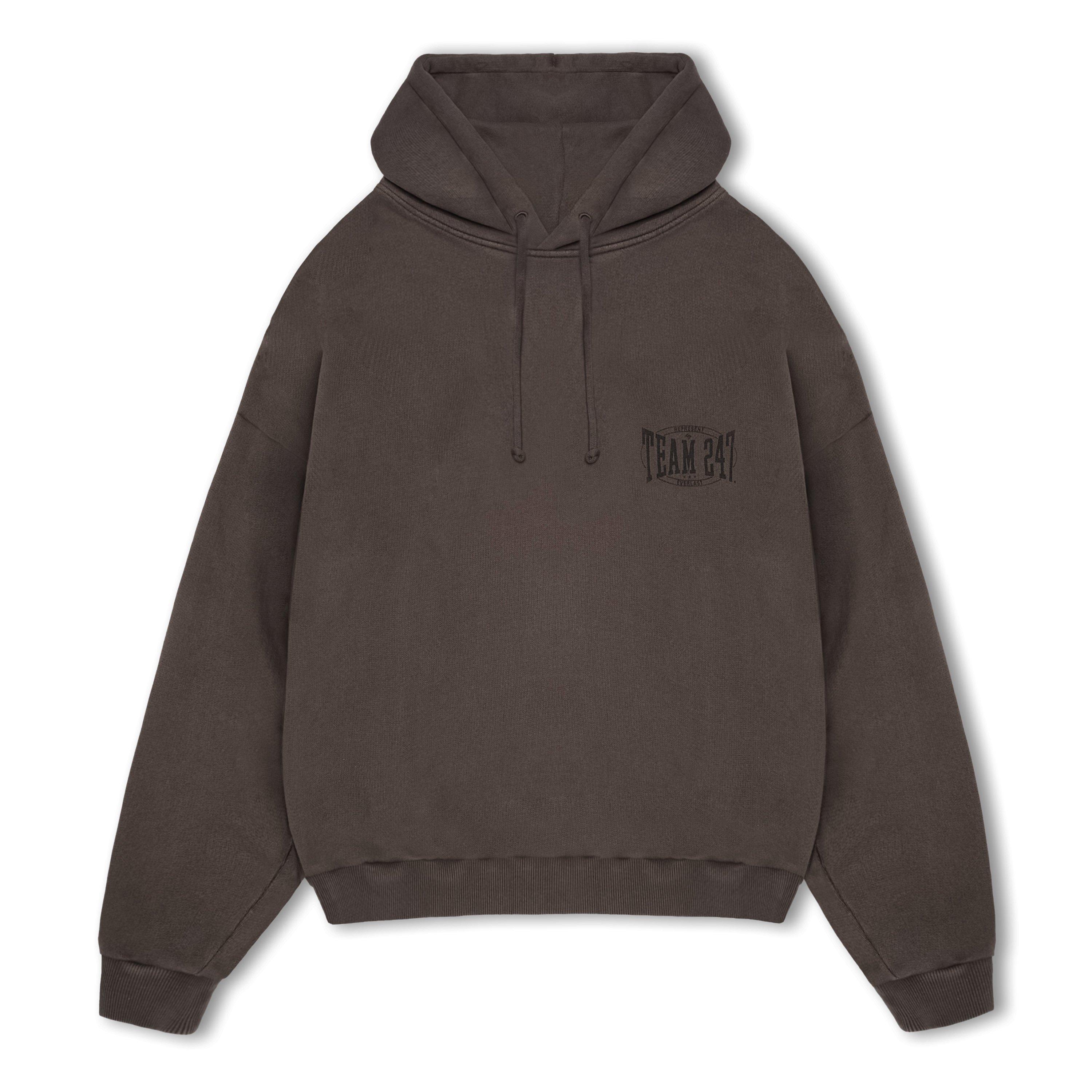 Washed Brown - Represent 247 - X Everlast Team 247 Performance Hoodie - 5
