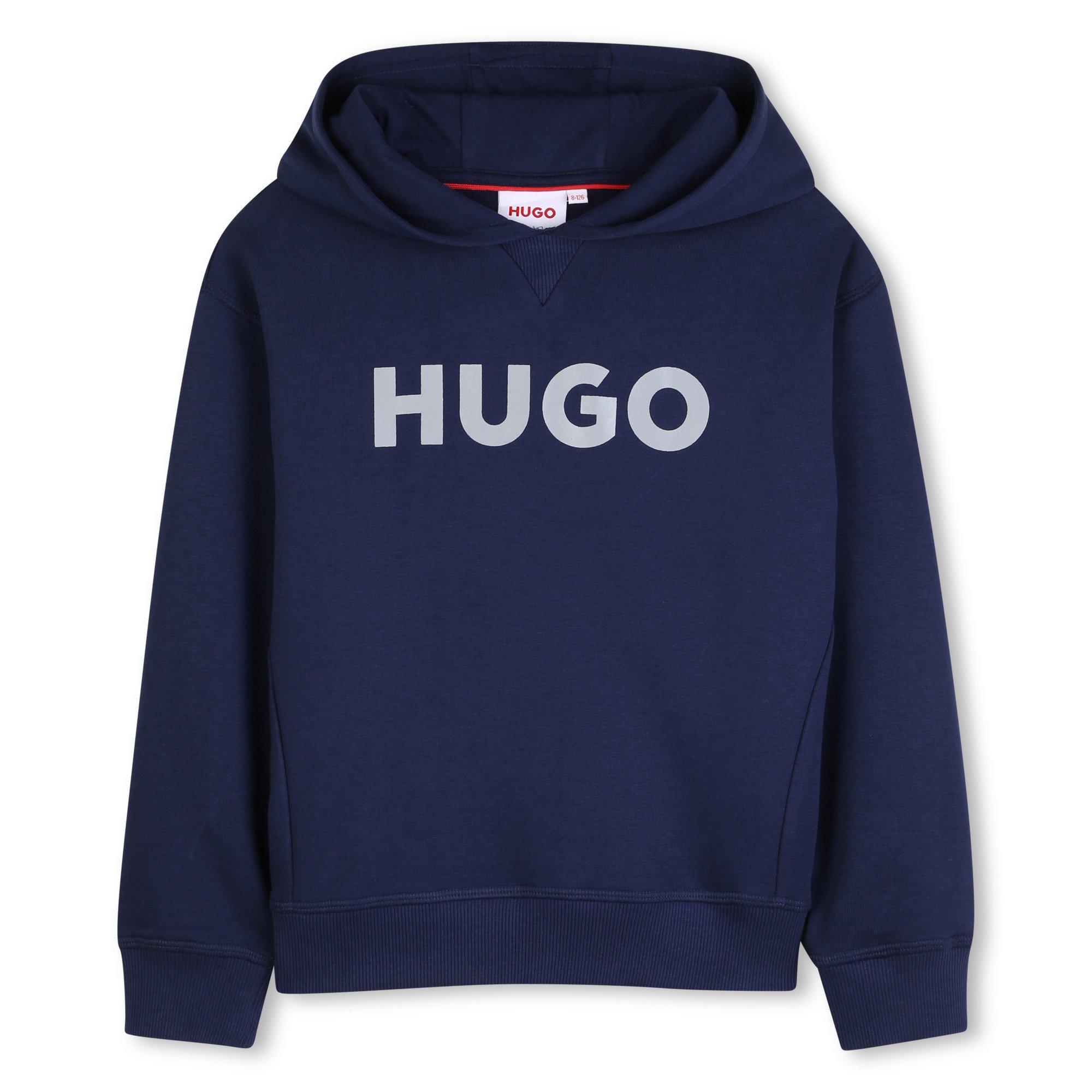 Hugo Kids' Overhead Hoodie - Navy Blue