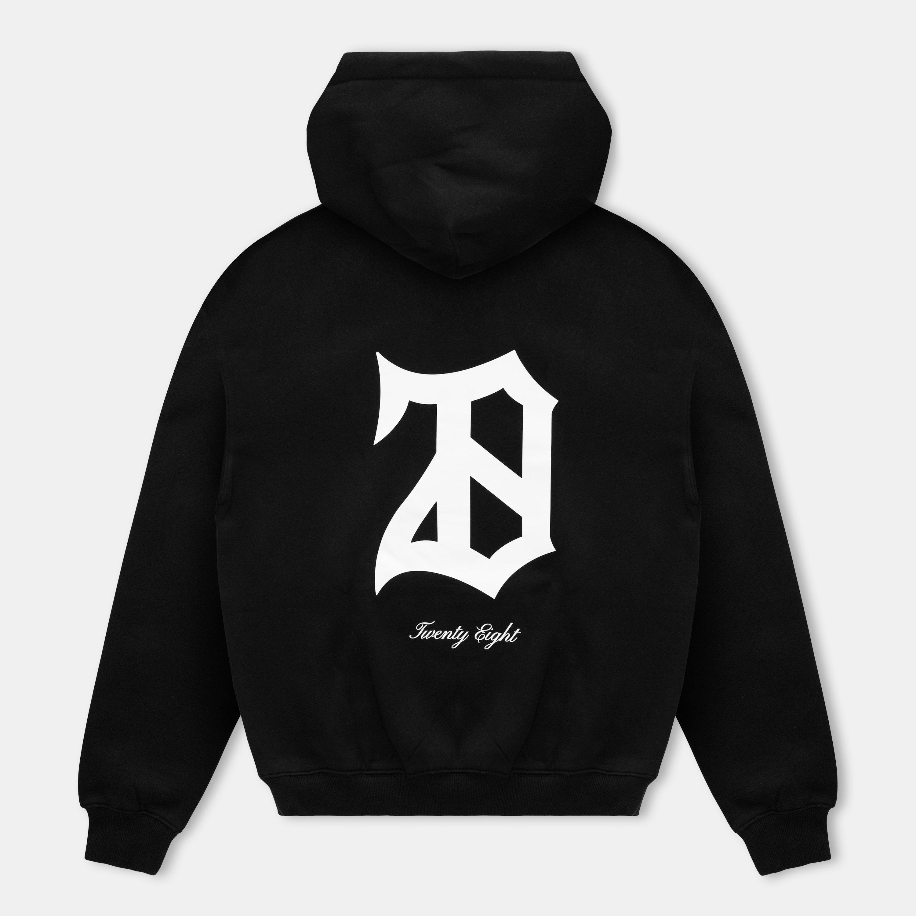 Black - 28 Club - Men's Gym Performance Hoodie - 2