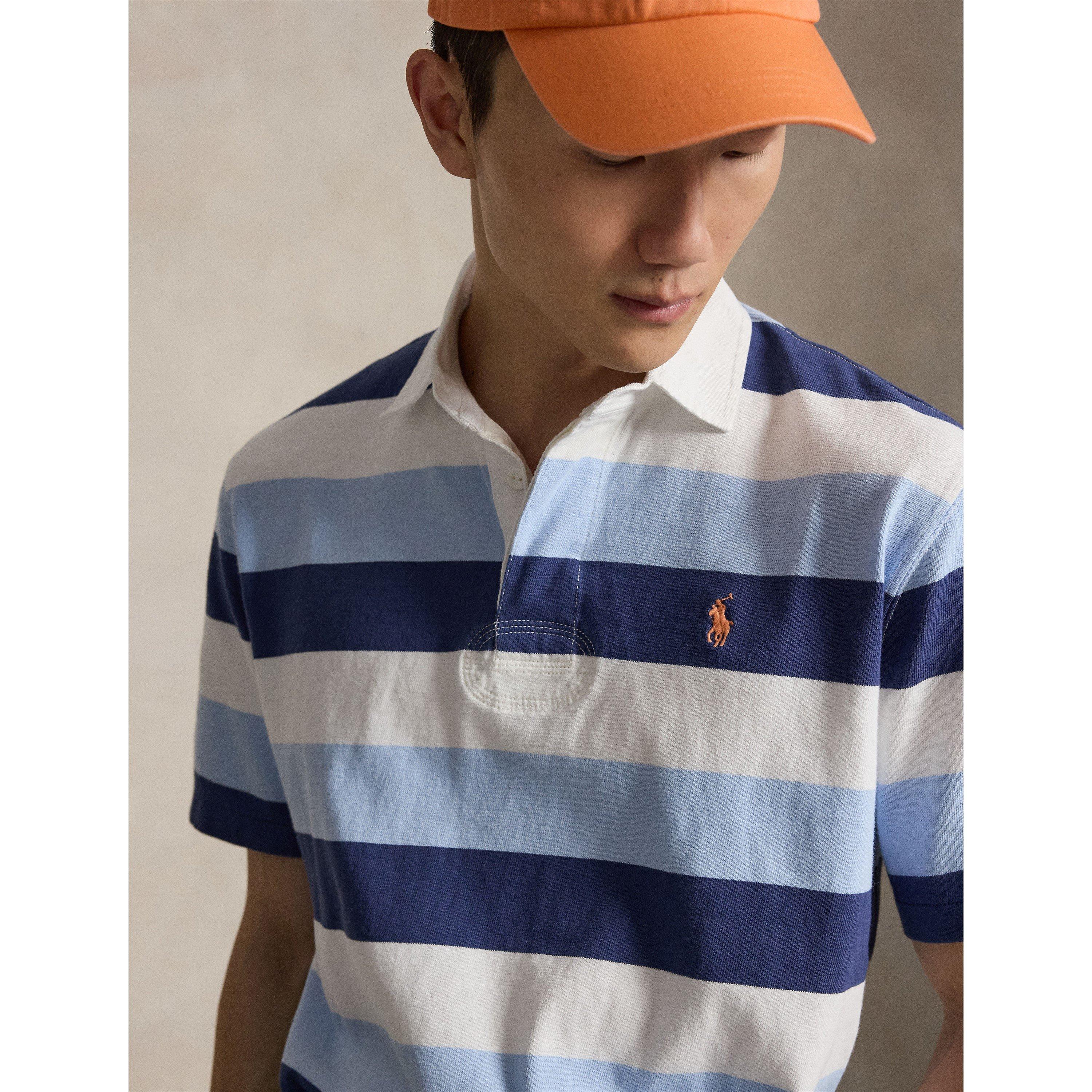 Office Blue - Polo Ralph Lauren - Men's Rugby Polo Shirt - 4