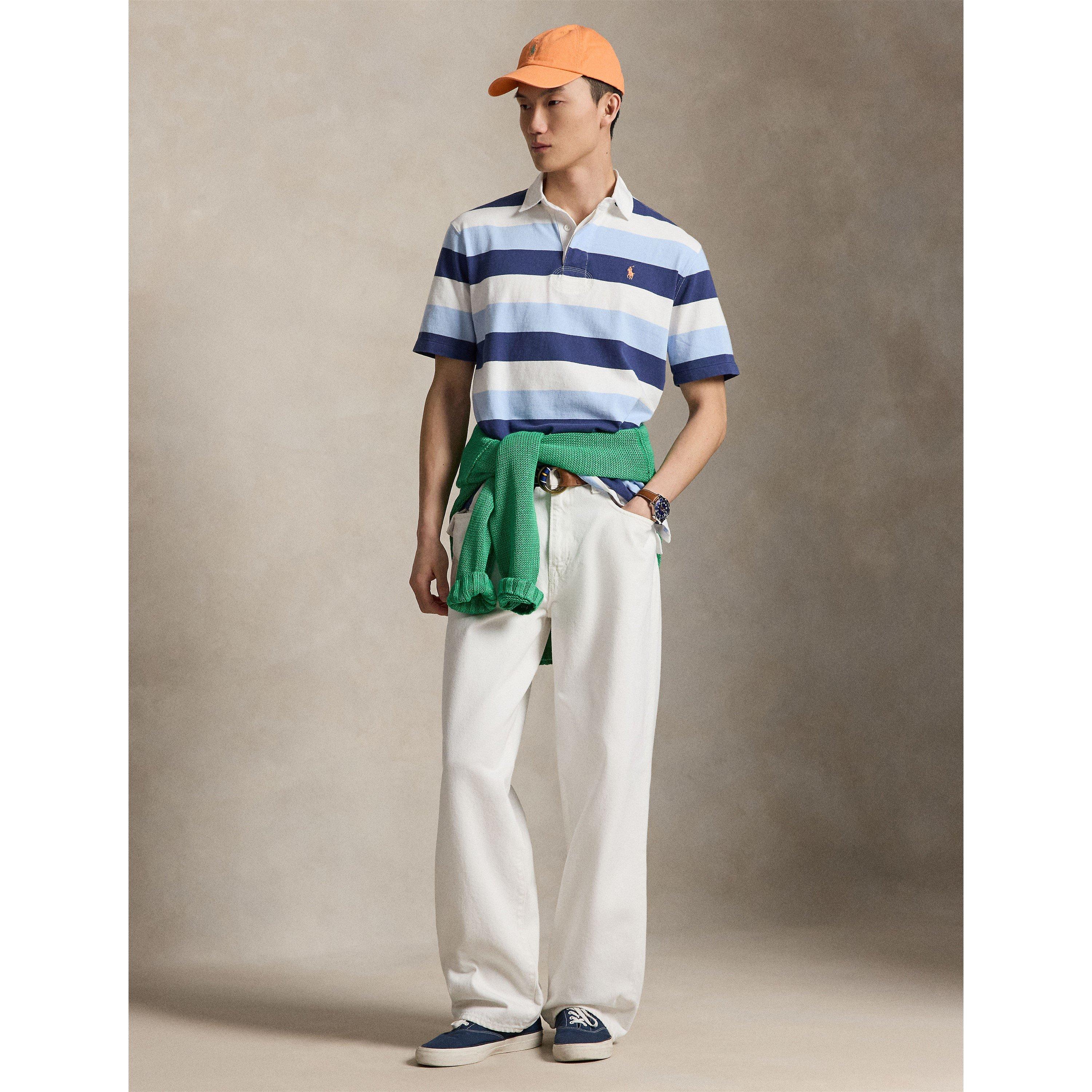Office Blue - Polo Ralph Lauren - Men's Rugby Polo Shirt - 5