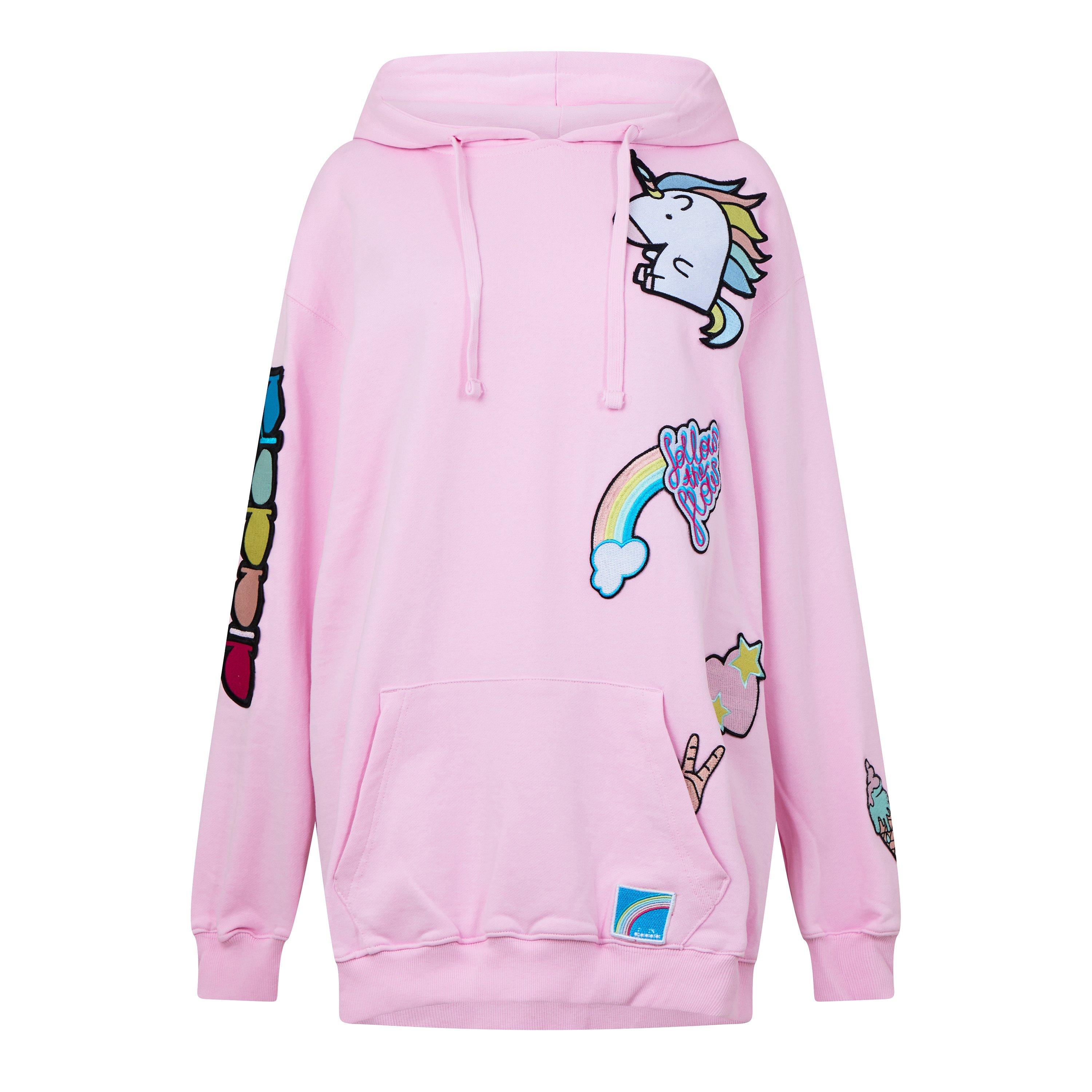 Unisex Kids' Unicorn Over the Head Hoodie