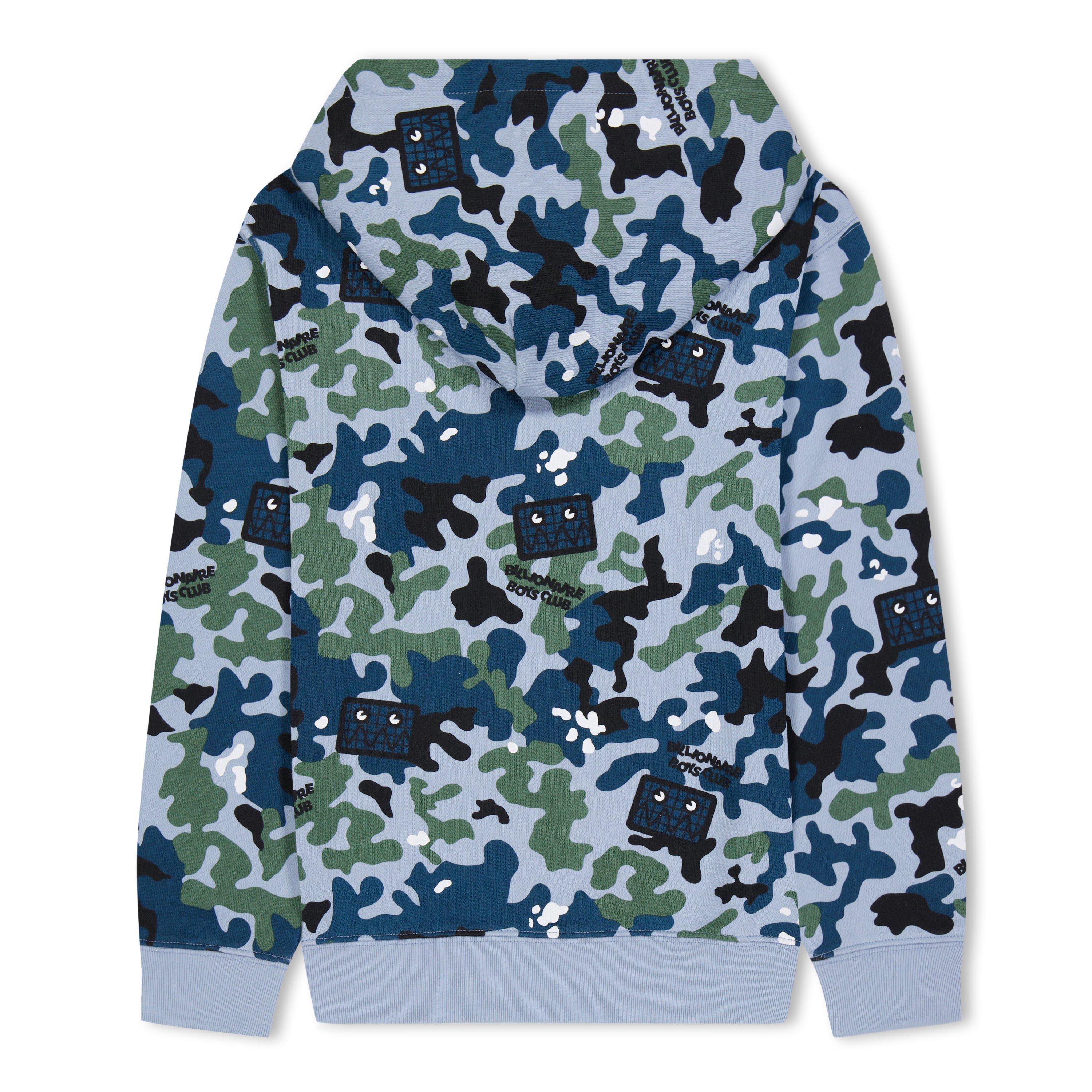 Blue Camo - Billionaire Boys Club - Kids Camo Arch Logo Popover Hoodie - 2