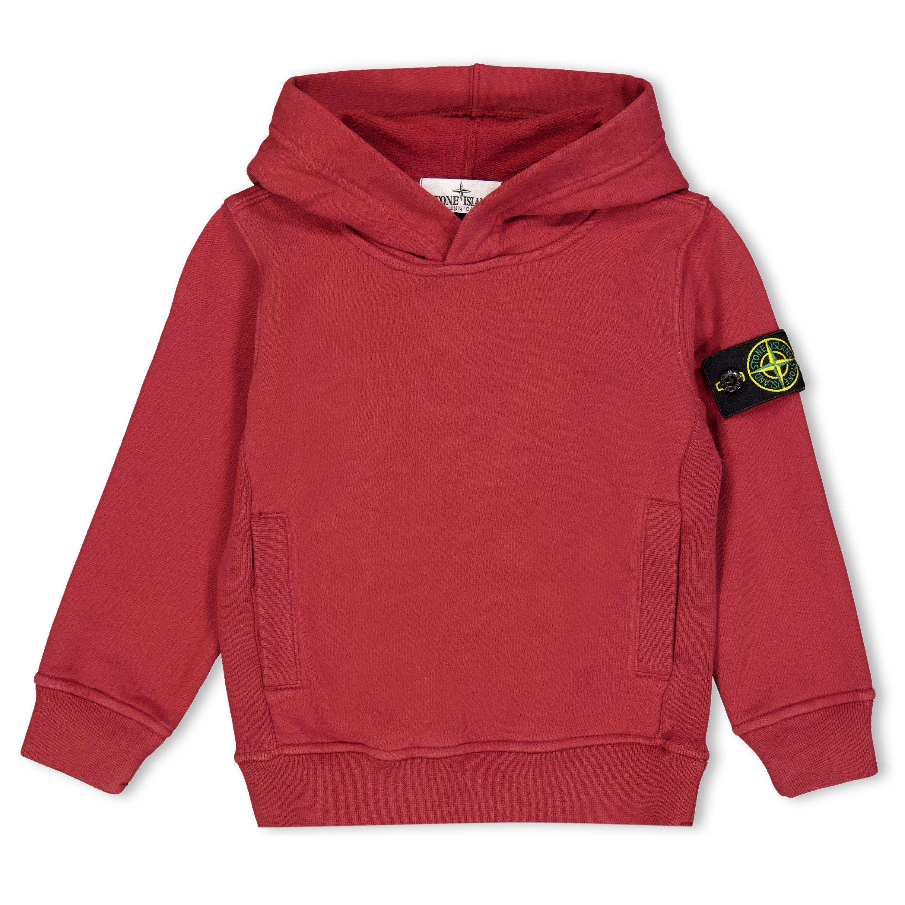 Stone Island Kids Jumpers - Male - Kids Sweatshirts - Red - 8 Y | 128 Cm - Kids - Image 2