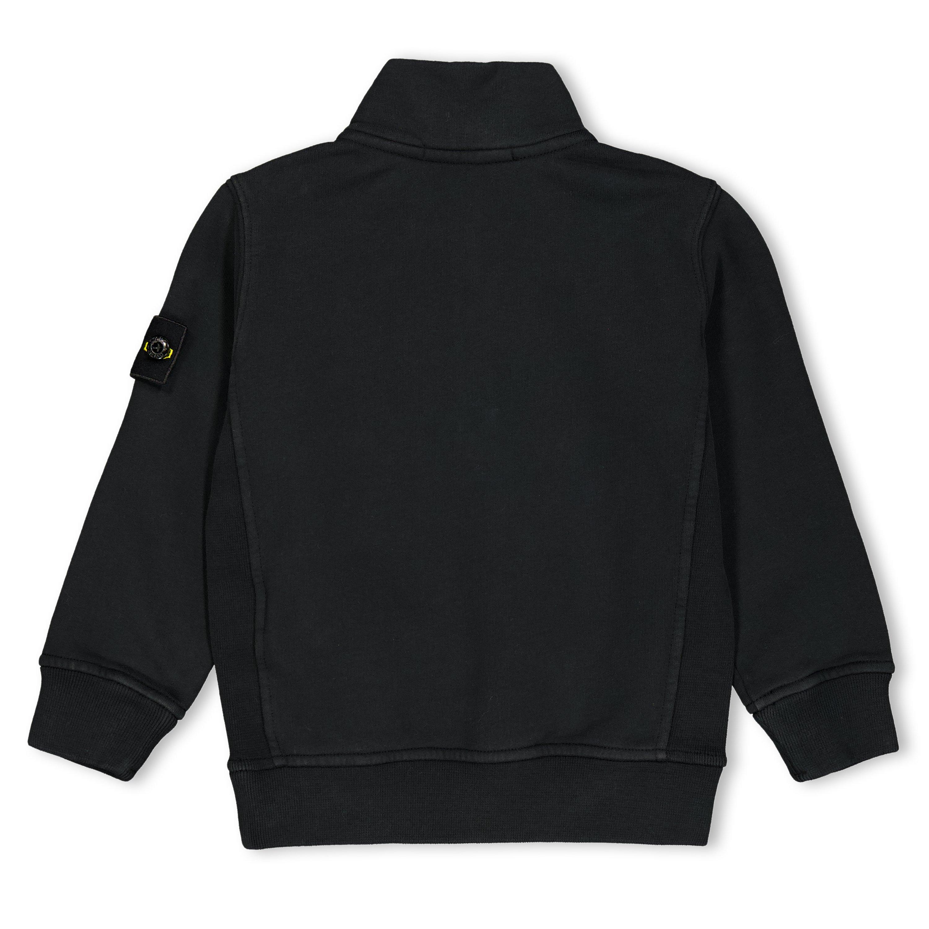 Black V0029 - Stone Island - Stone Badge 1/4 Zip Jn64 - 2