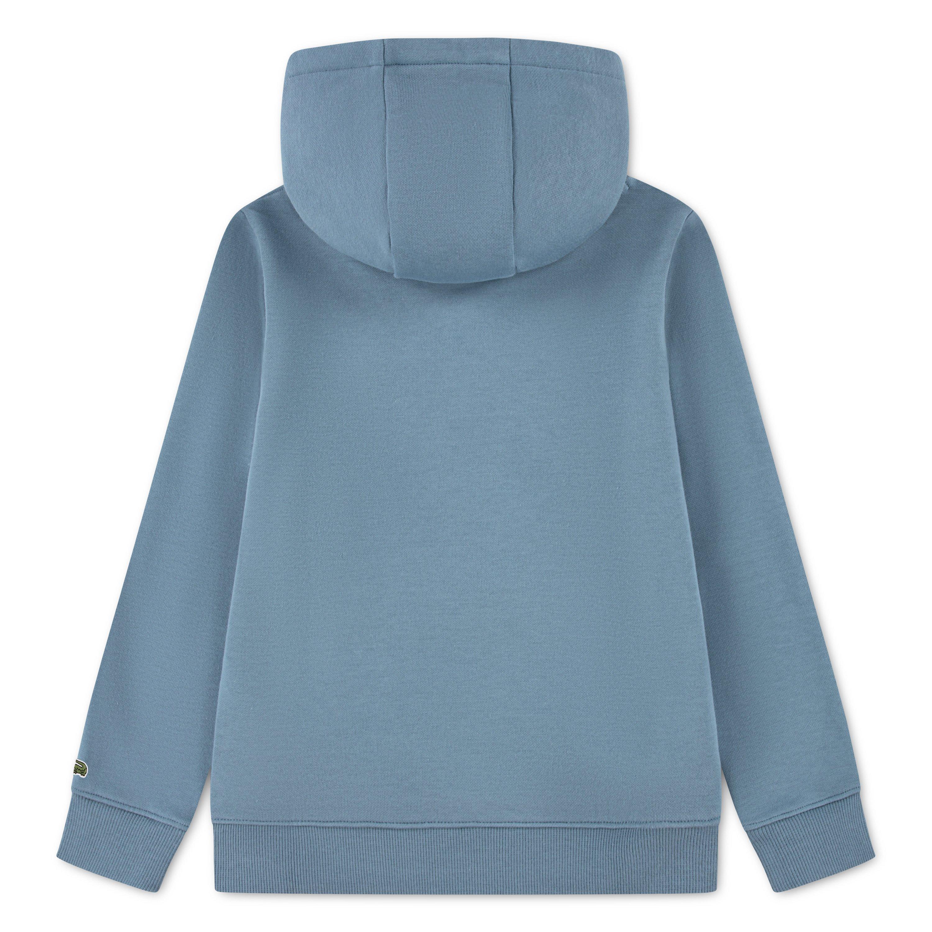 Blue - Lacoste - Lacoste Patch Hoodie Jn64 - 4