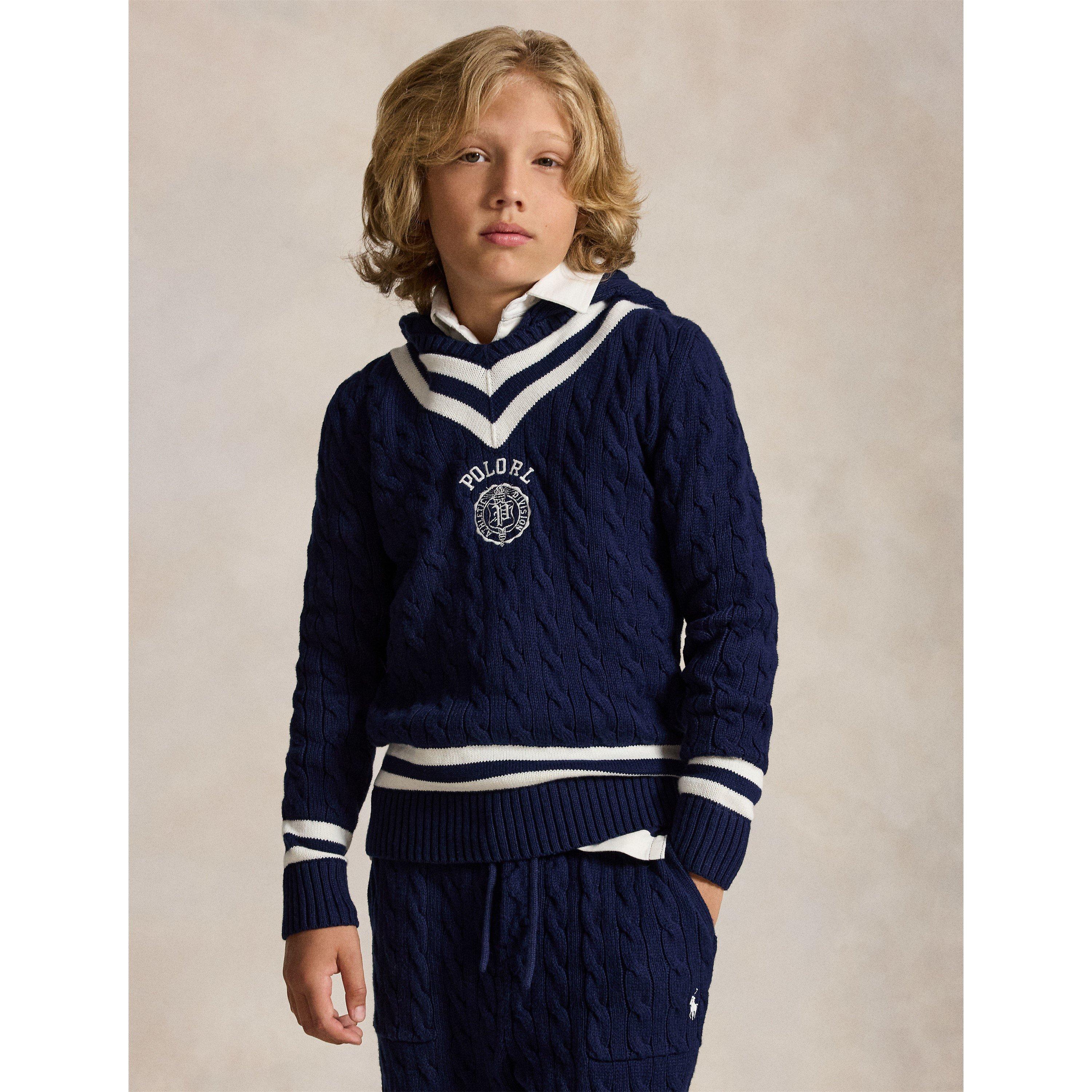 Refined Navy - Polo Ralph Lauren - Polo Varsity Knt OTH Jn64 - 3