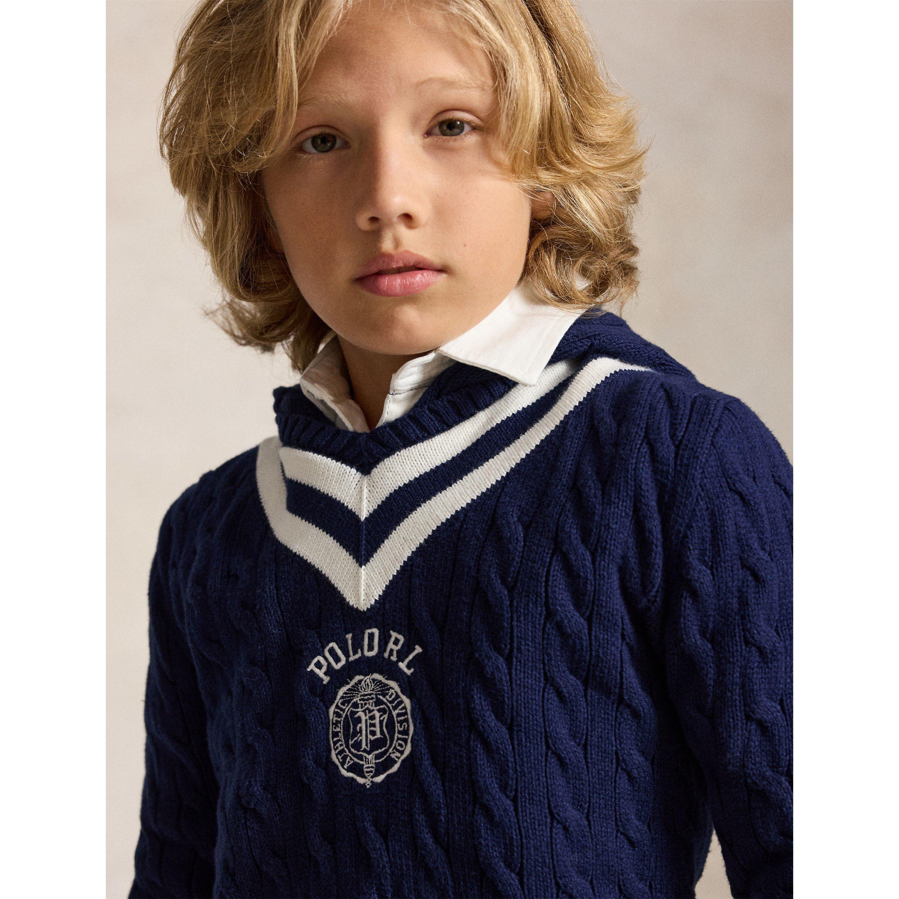 Refined Navy - Polo Ralph Lauren - Polo Varsity Knt OTH Jn64 - 4