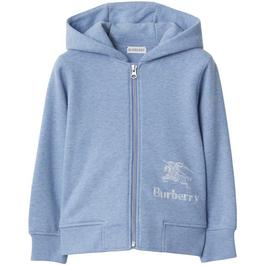 Burberry Cotton Zip Hoodie Juniors