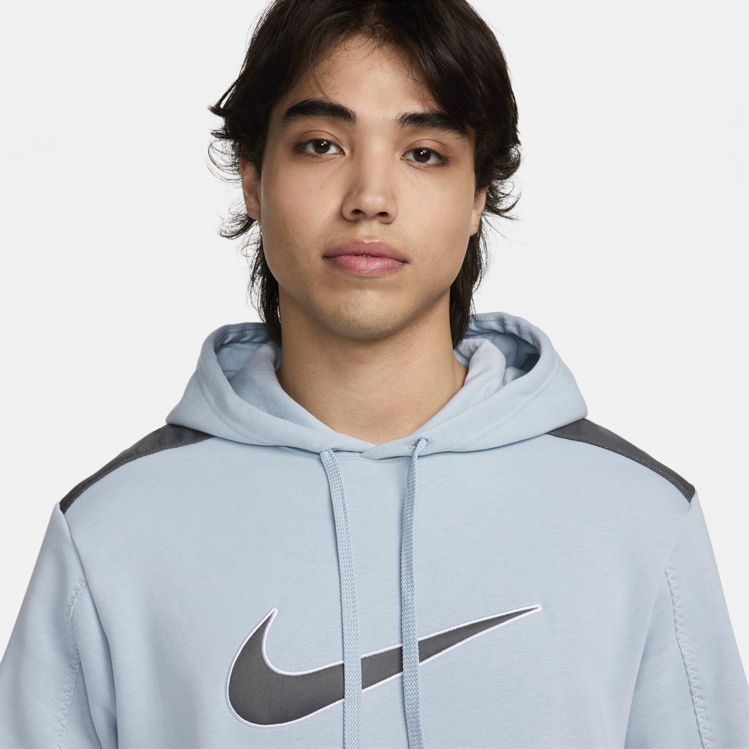 Blue/Iron Grey - Nike - NSW Sport Fleece Hoodie Mens - 1