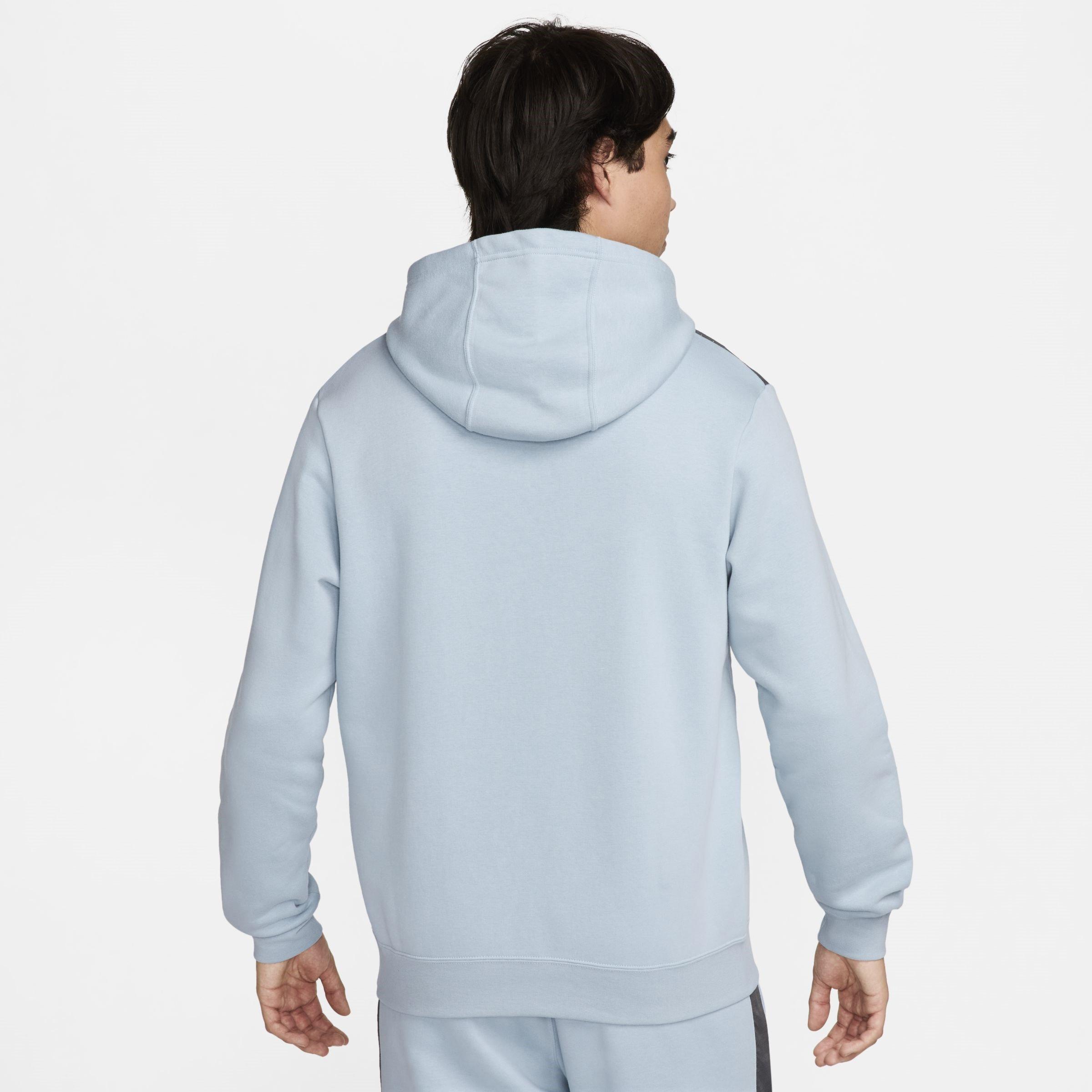 Blue/Iron Grey - Nike - NSW Sport Fleece Hoodie Mens - 4