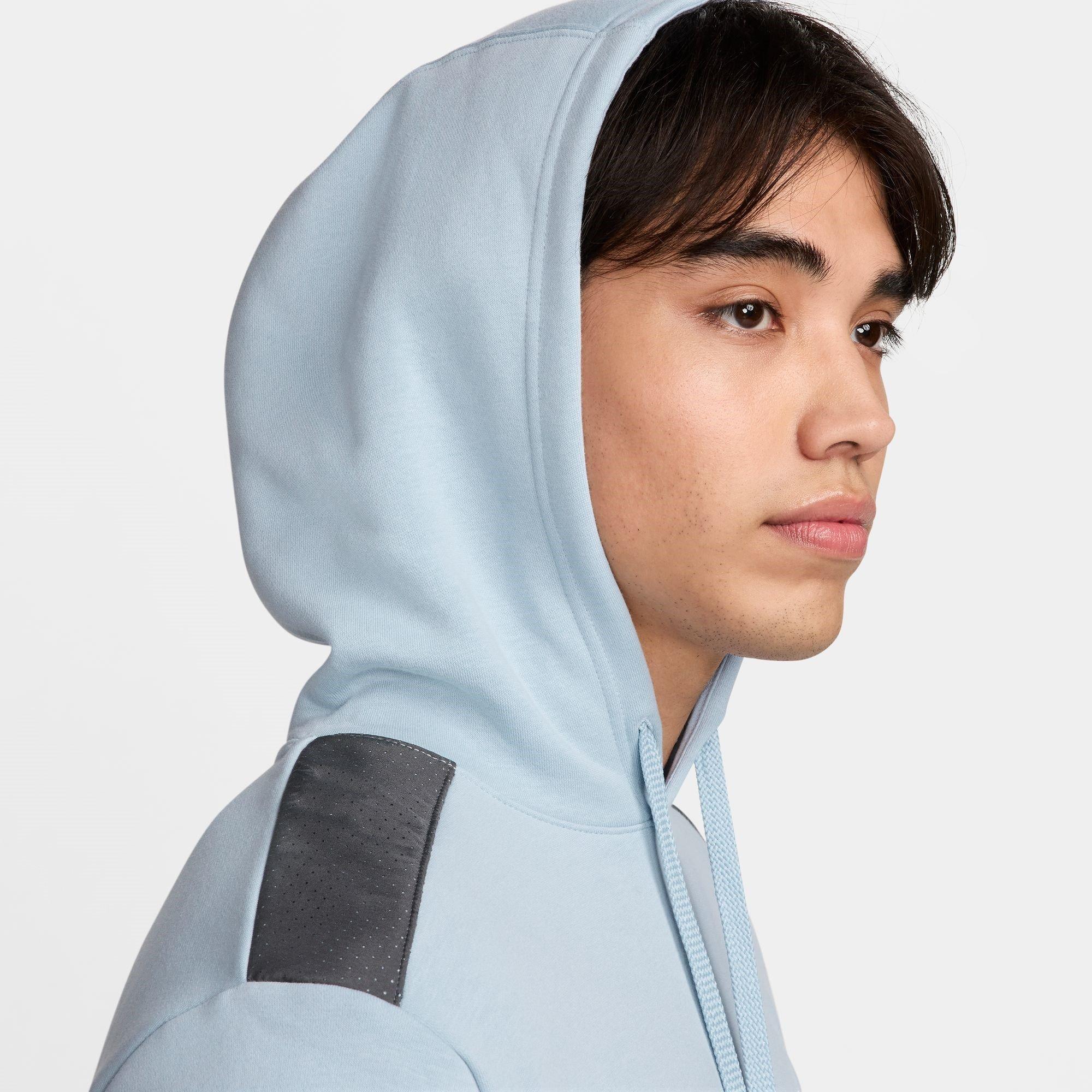 Blue/Iron Grey - Nike - NSW Sport Fleece Hoodie Mens - 5
