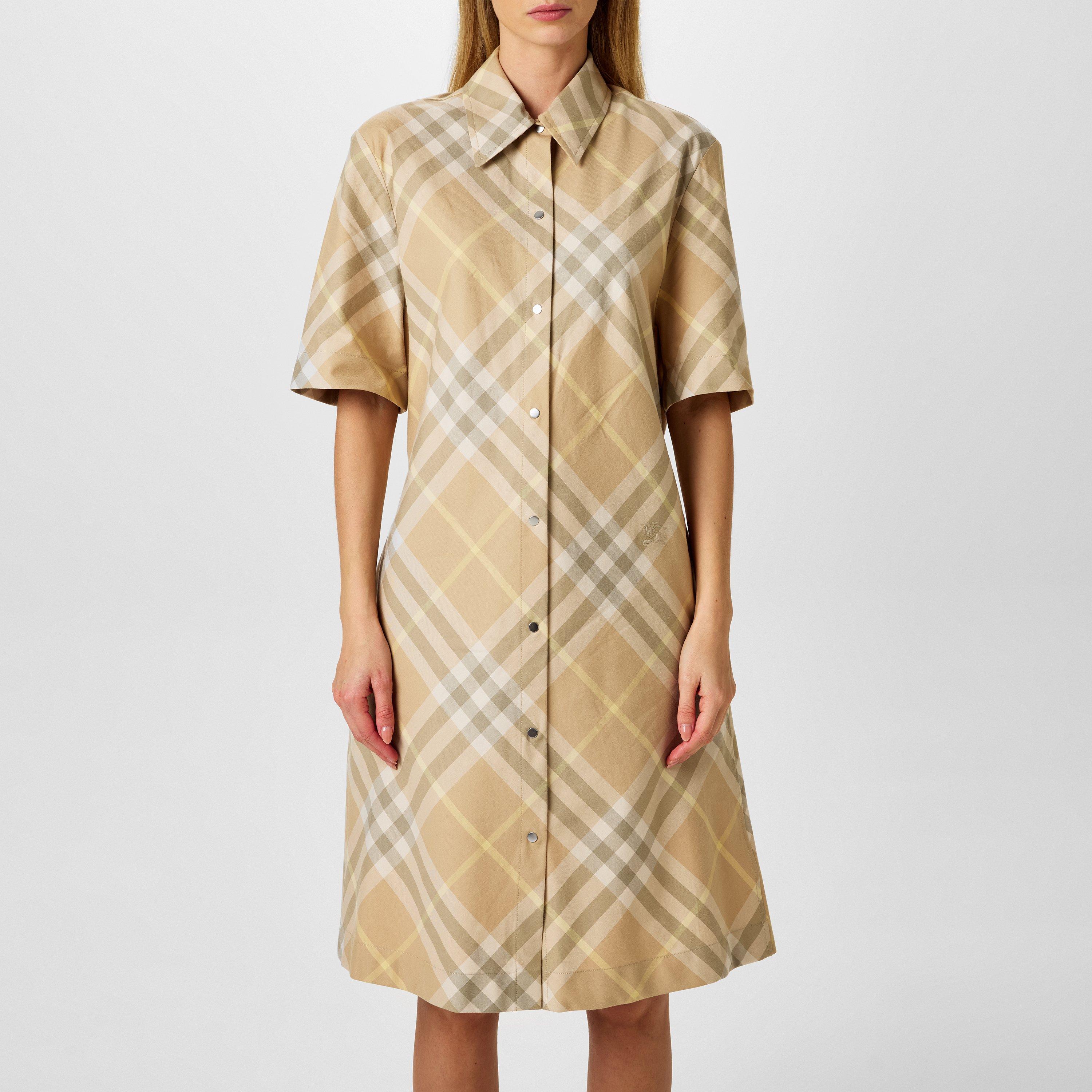 Flax Ip Check - Burberry - Vintage Check Pattern Dress - 1