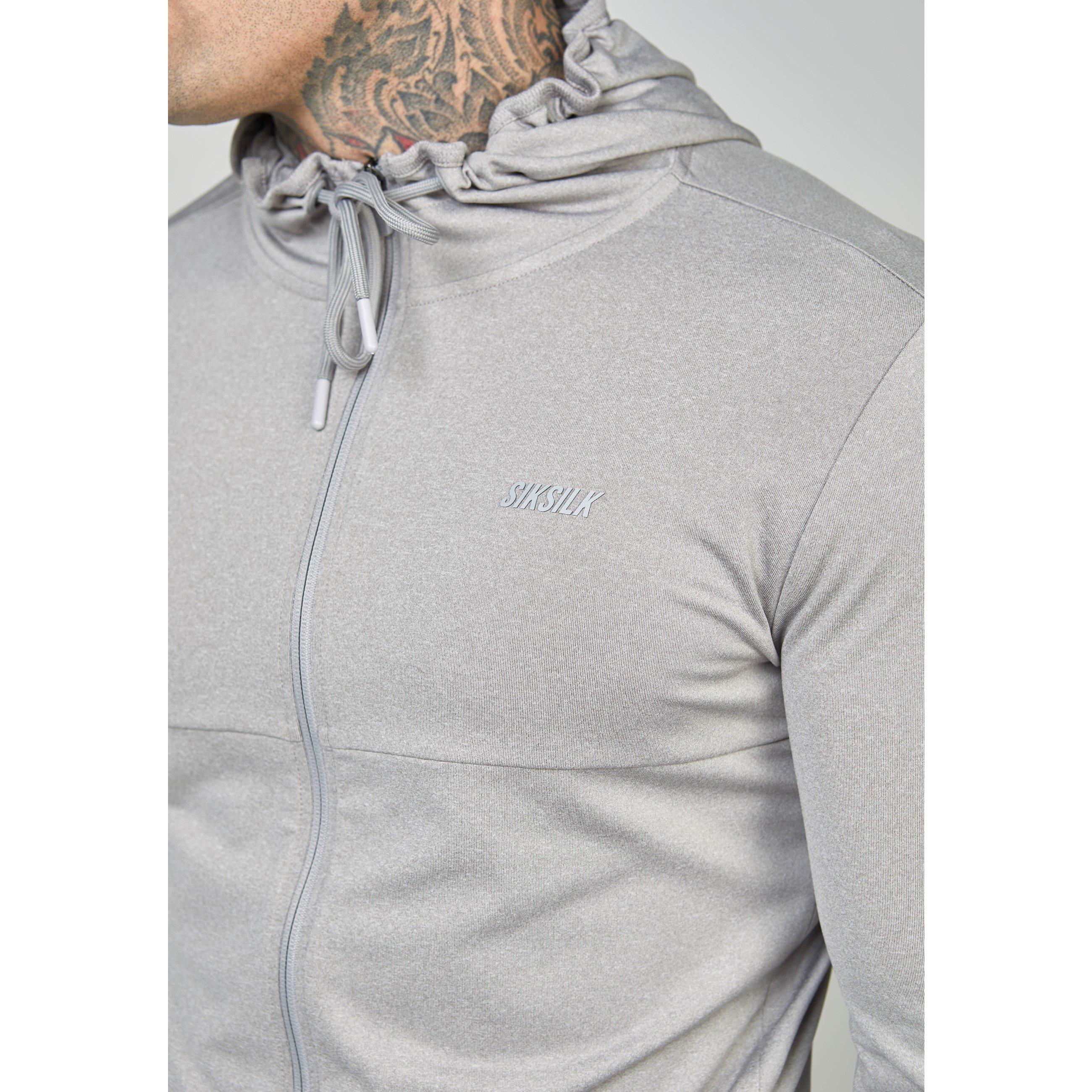 Marl gris - SikSilk - Zip Hoodie - 3