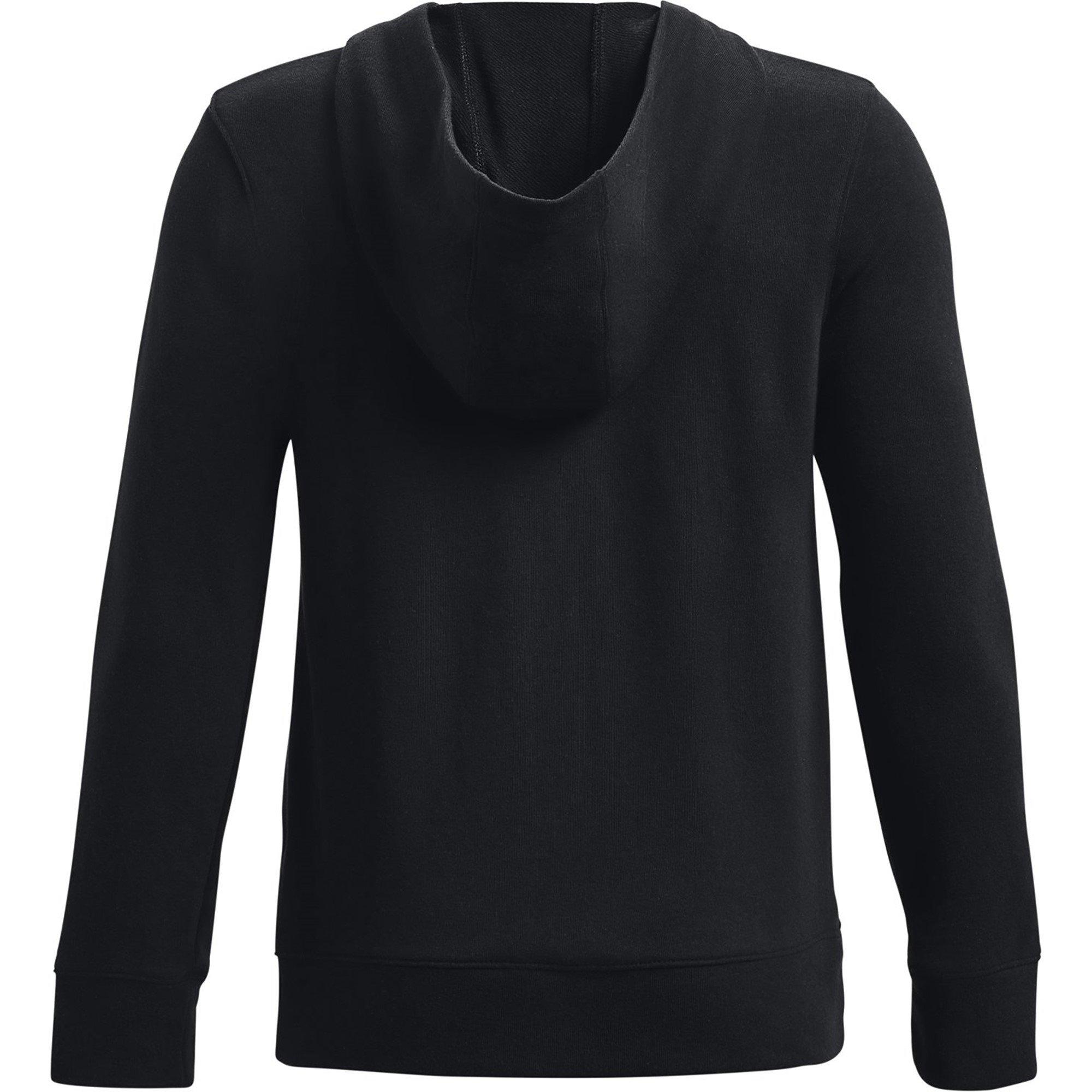 Crna - Under Armour - Kids' Terry Full-Zip Hoodie - 2