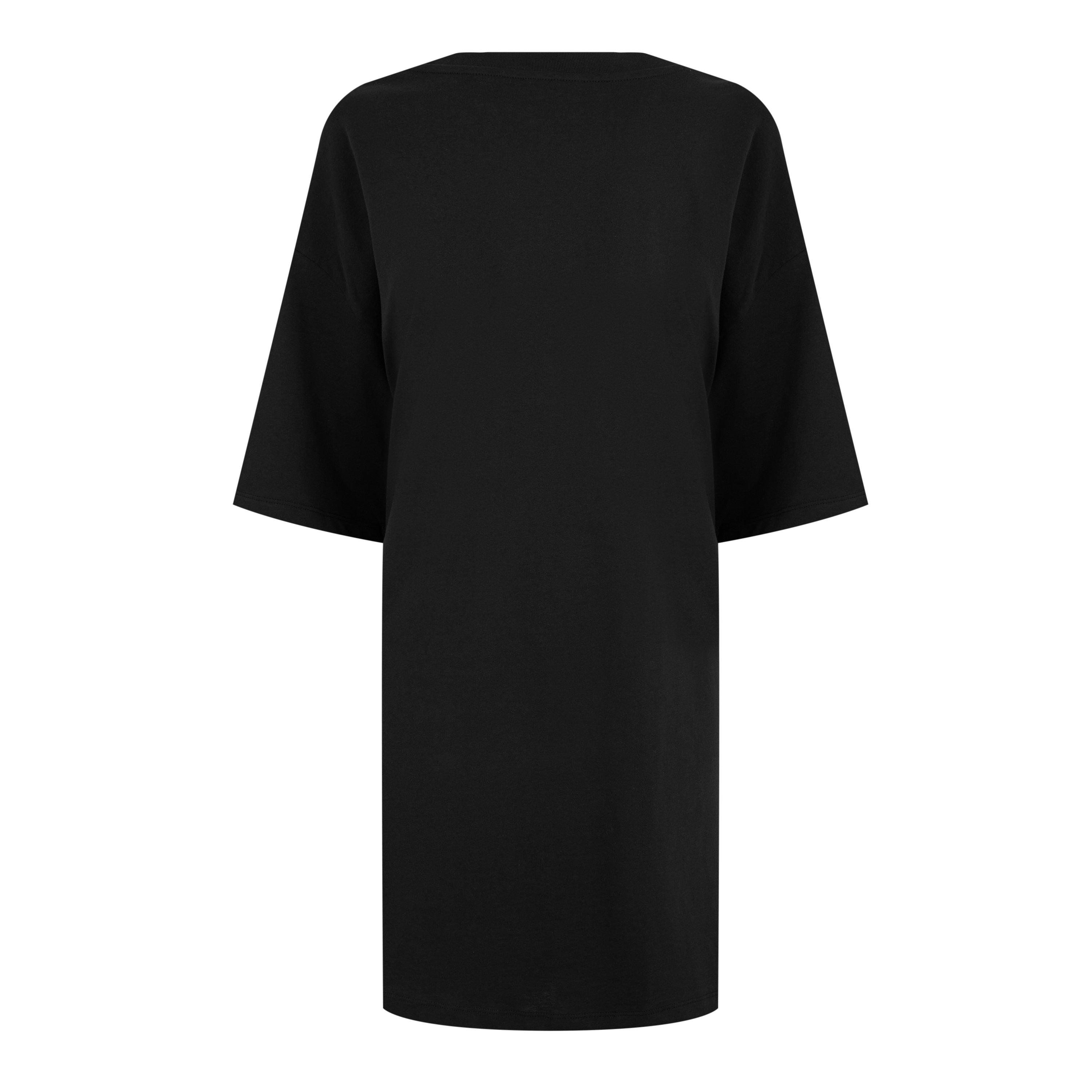 Preto - Puma - Single Cat T-Shirt Dress Womens - 2