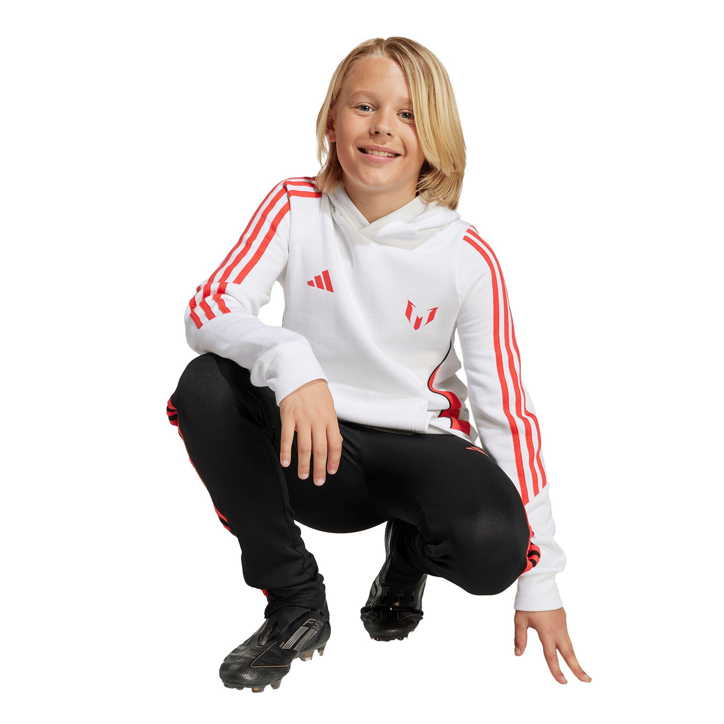 Bianco/Rosso - adidas - Messi Hoodie Juniors - 7