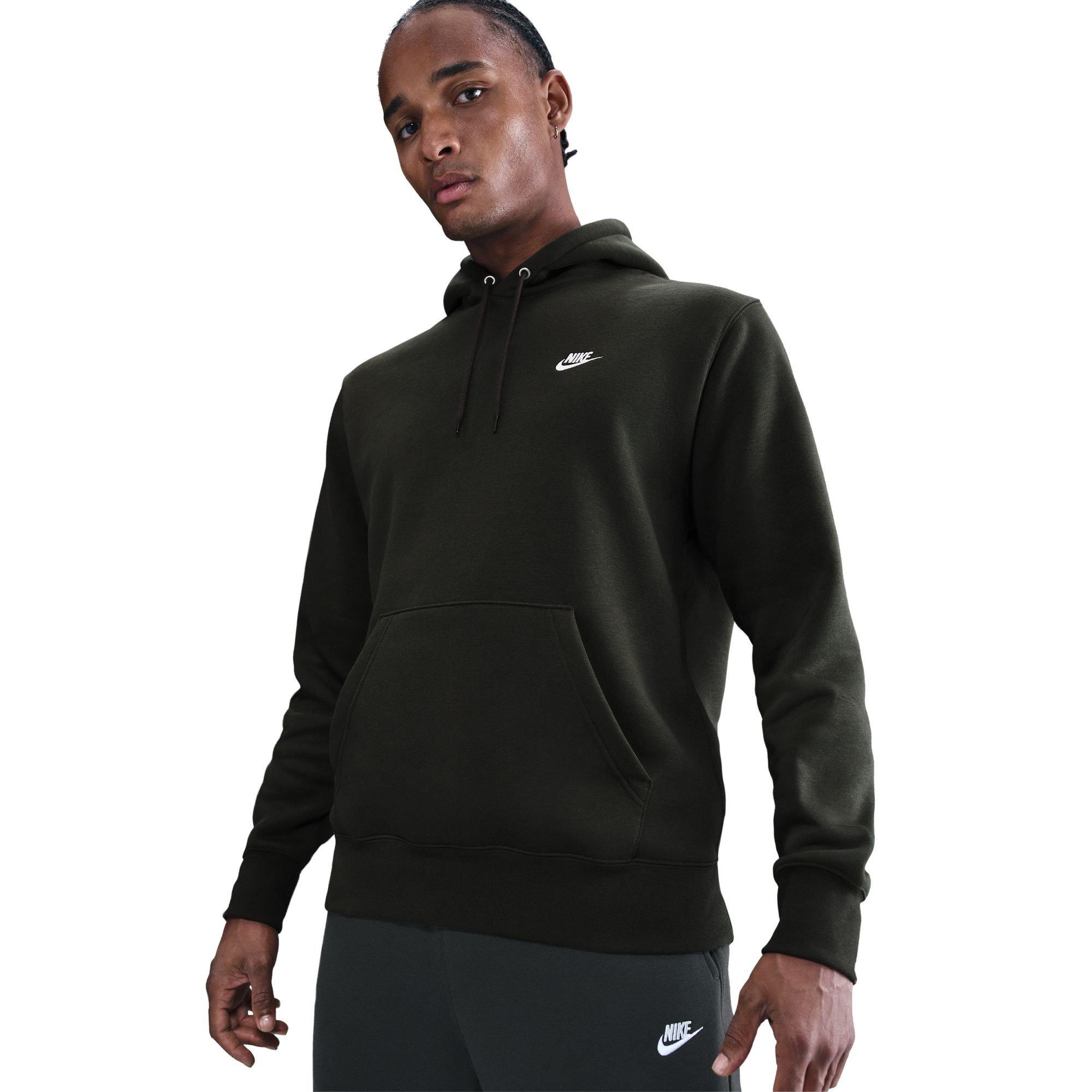 Nike Men's Sportswear Club Fleece Pullover Hoodie - Sequoia - 2XL