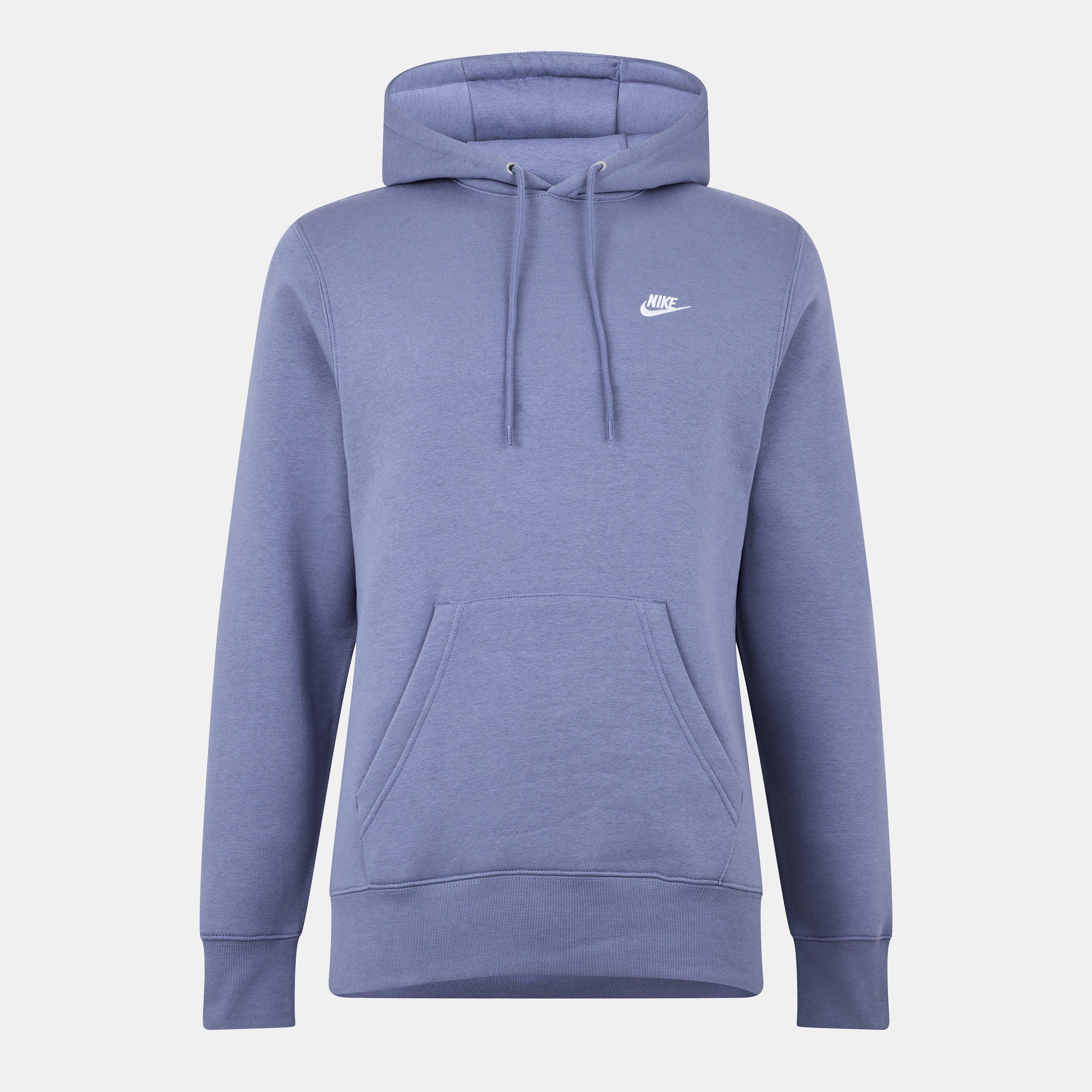 Nike Men's Sportswear Club Fleece Pullover Hoodie - World Indigo - M