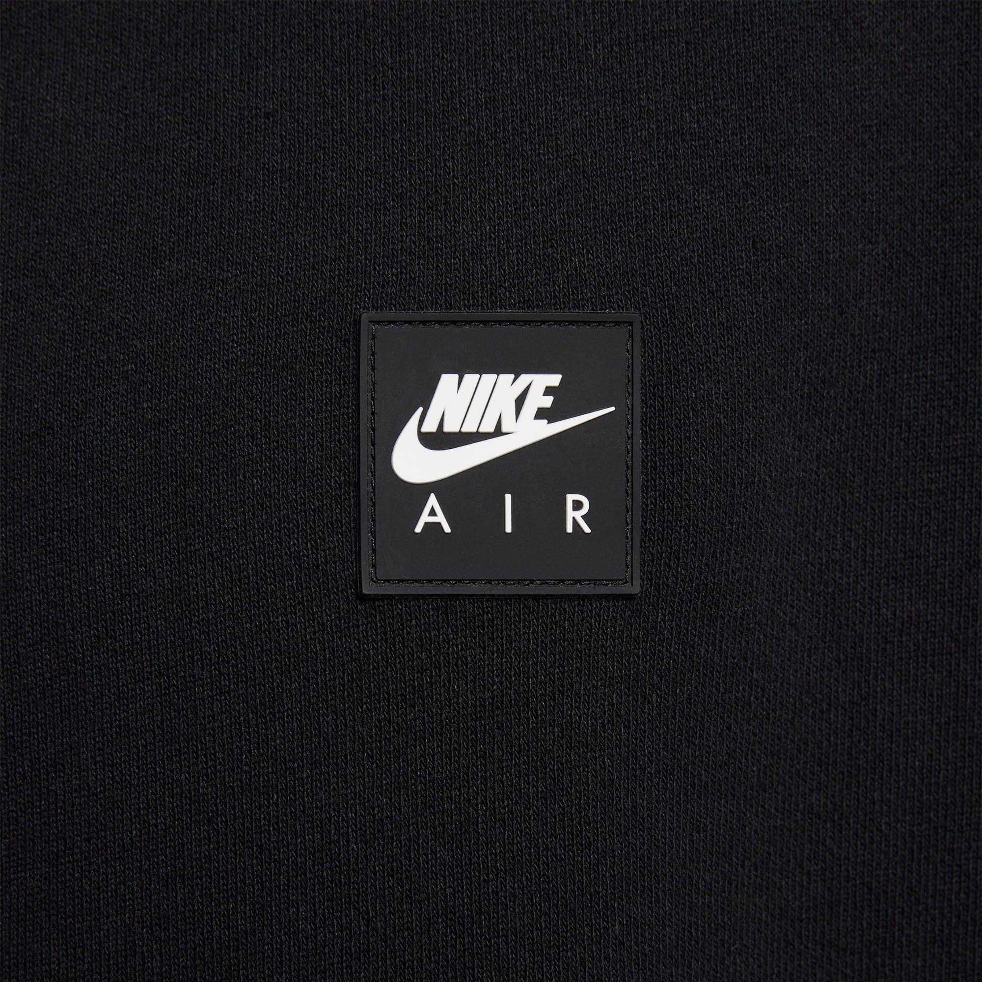 Black/White - Nike - Air Mens Full-Zip Fleece Hoodie - 6