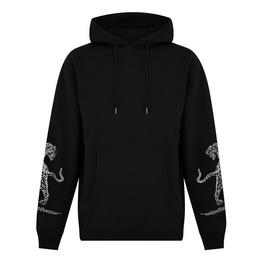 Maharishi Duelling Tigers Embroidered Hooded Sweatshirt