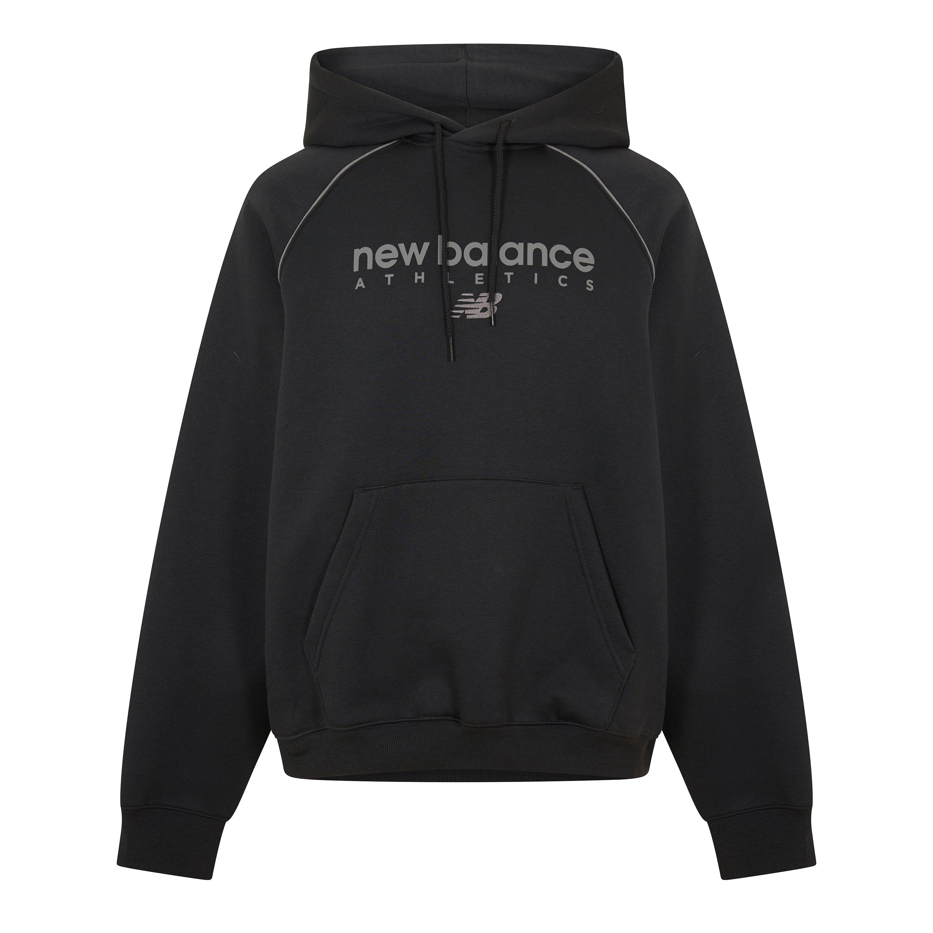 Black - New Balance - Men's NBLS Heritage Pull Over Hoodie - 1