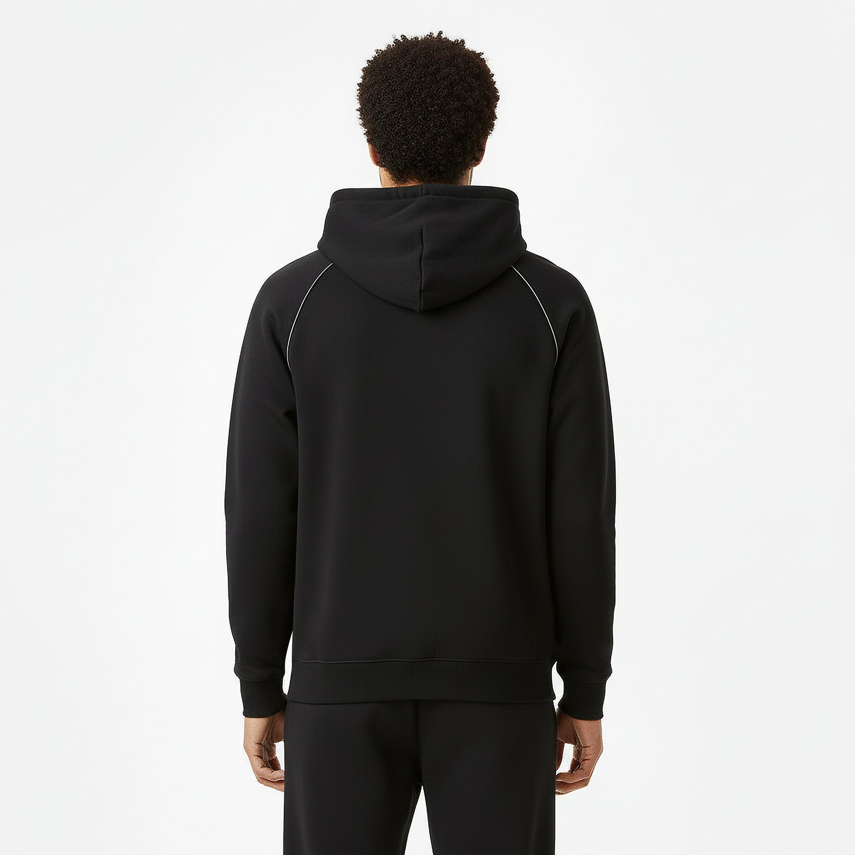 Black - New Balance - Mens Trackside Pull Over Hoodie - 4