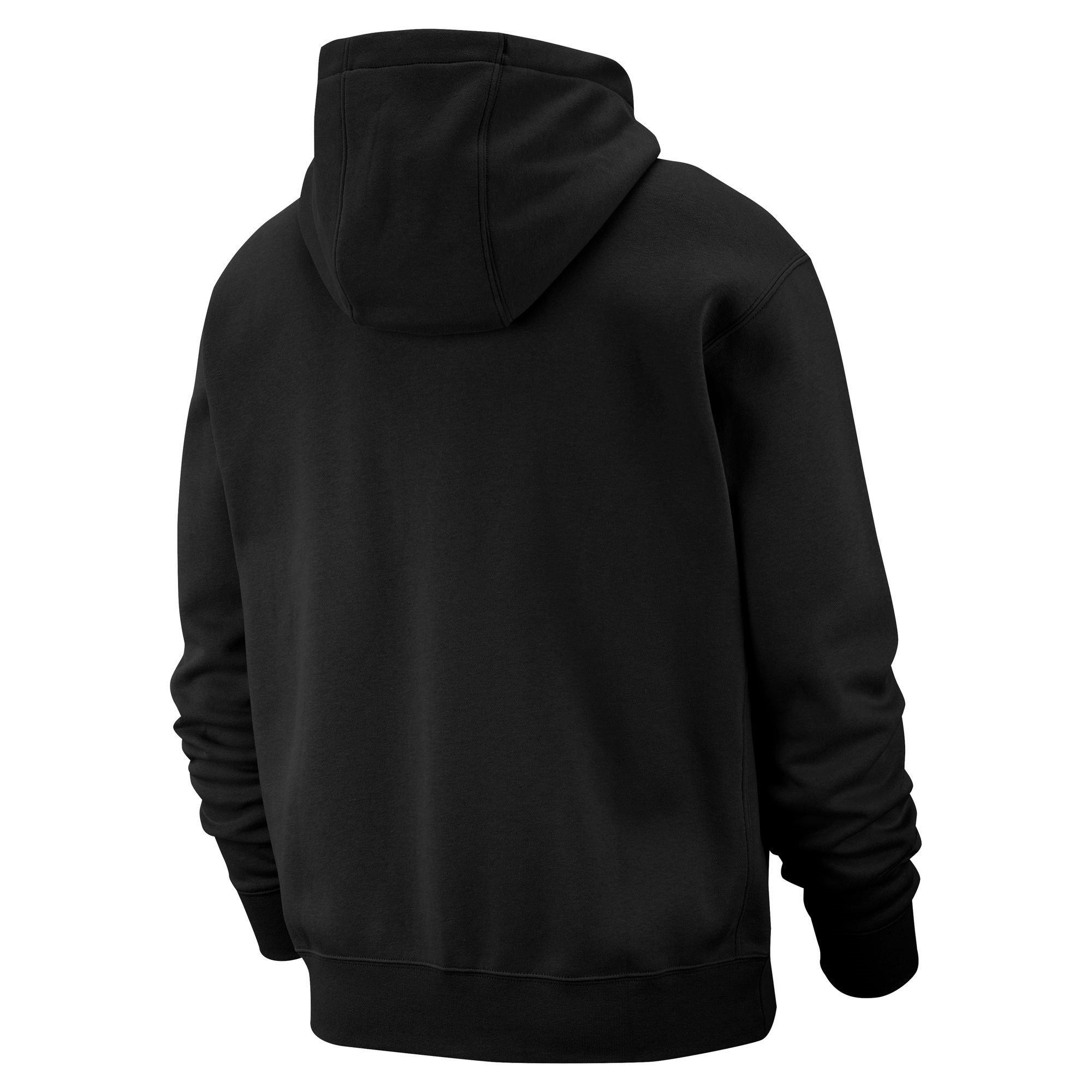 Zwart - Nike - Sportswear Club Fleece Men's Full-Zip Hoodie - 2