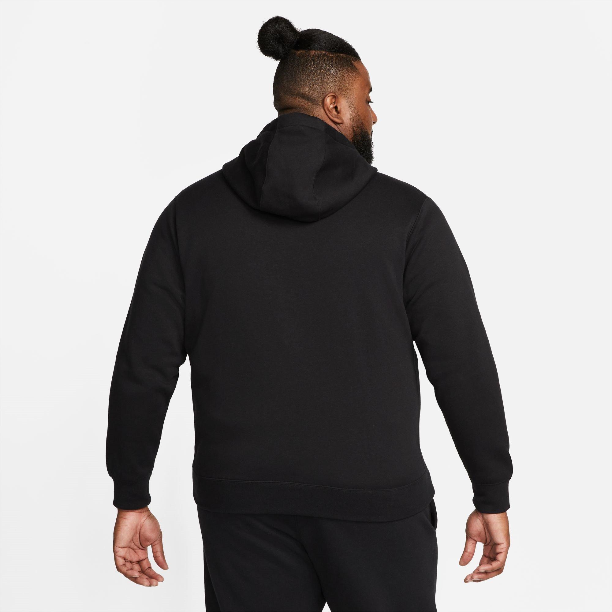 Zwart - Nike - Sportswear Club Fleece Men's Full-Zip Hoodie - 14