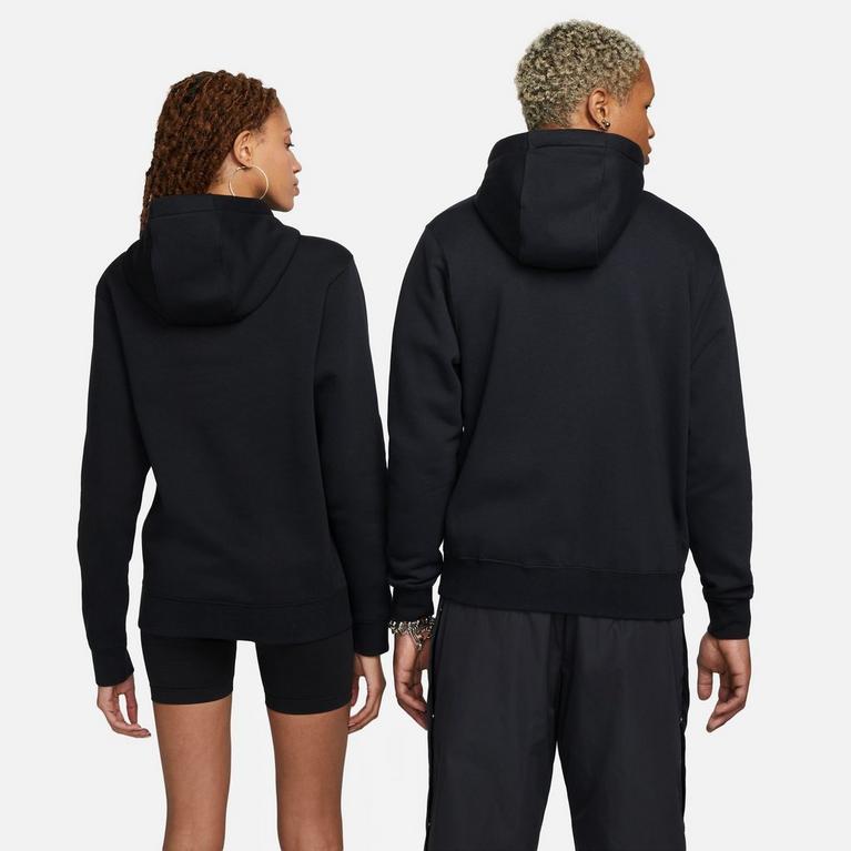 Negro - Nike - Sportswear Club Fleece Men's Full-Zip Hoodie - 9