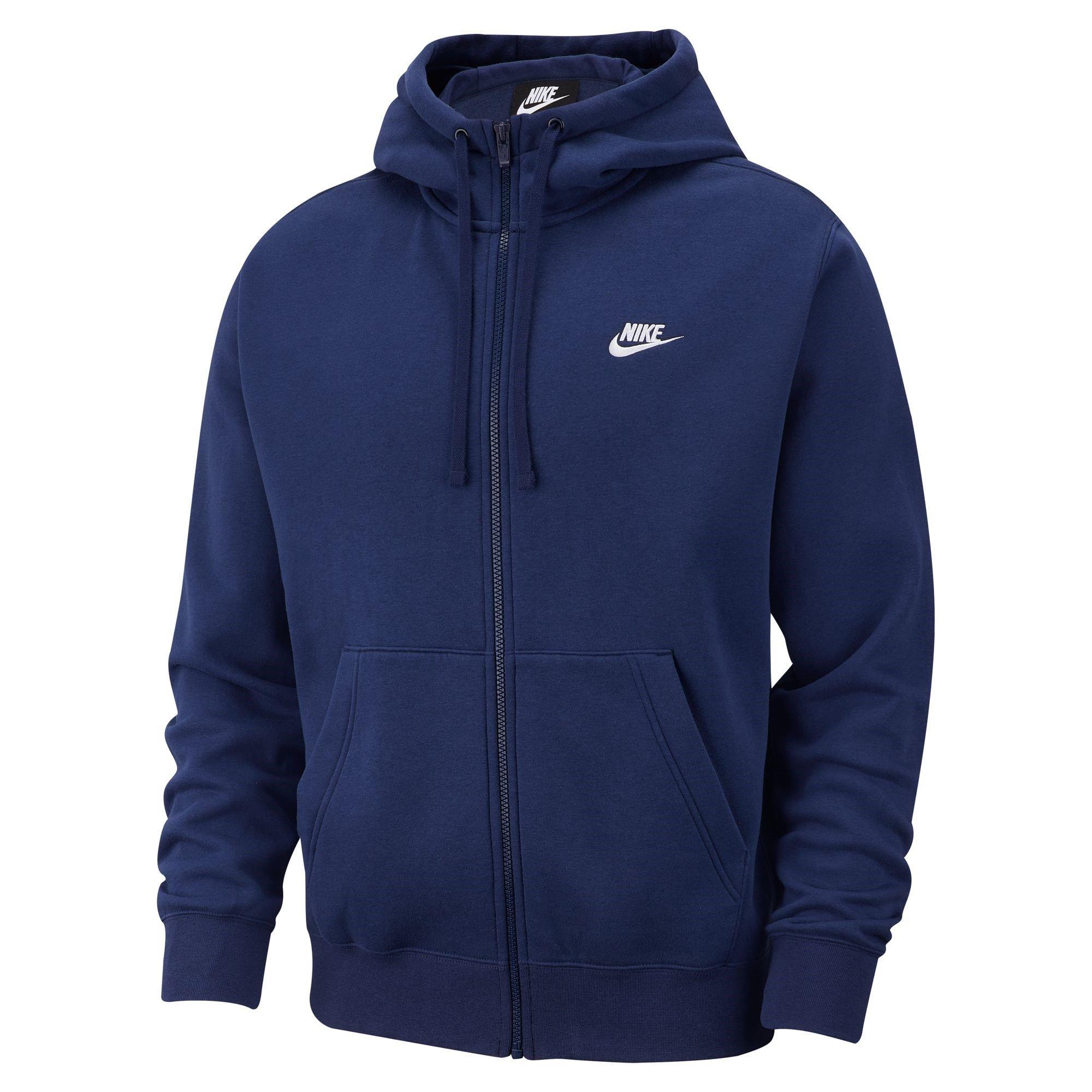 Men's fleece zip hoodie nike online