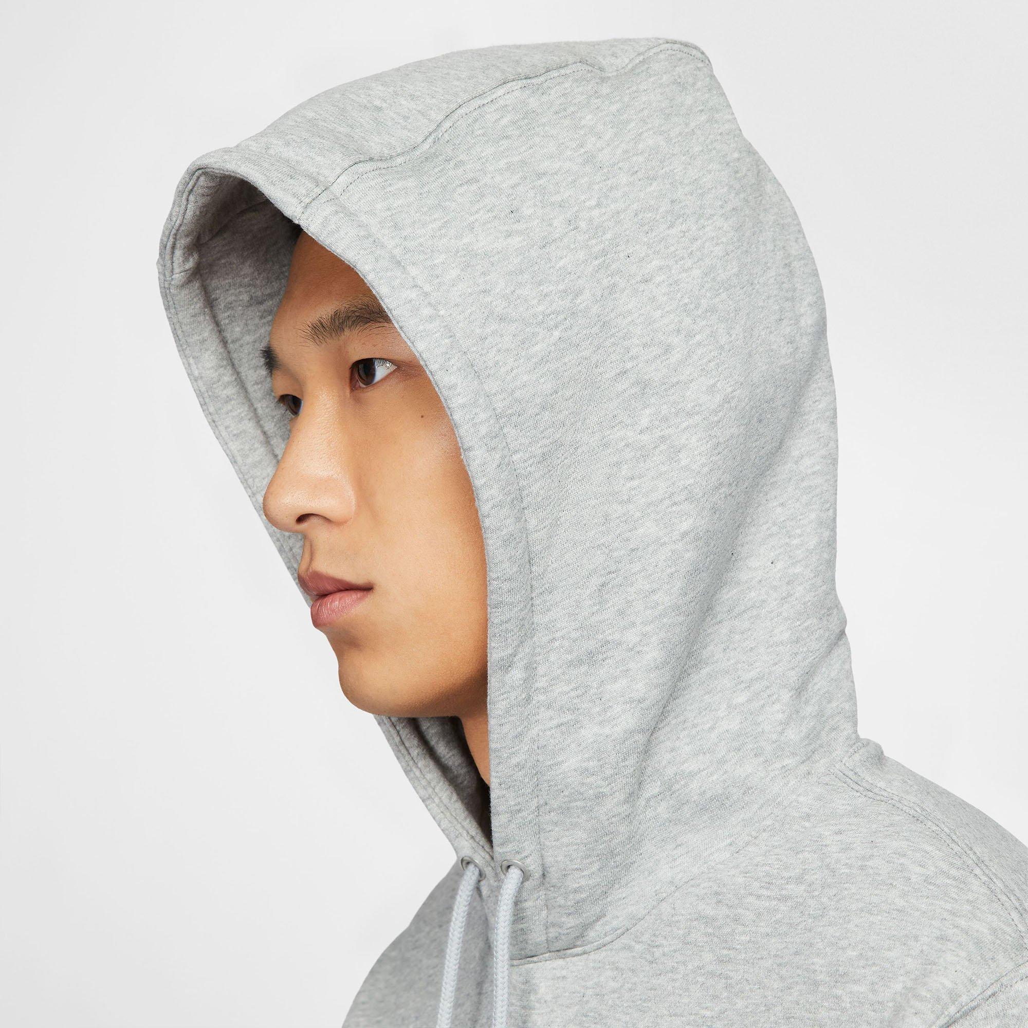 Grey/Smoke Grey - Nike - Club Mens Fleece Pullover Hoodie - 6