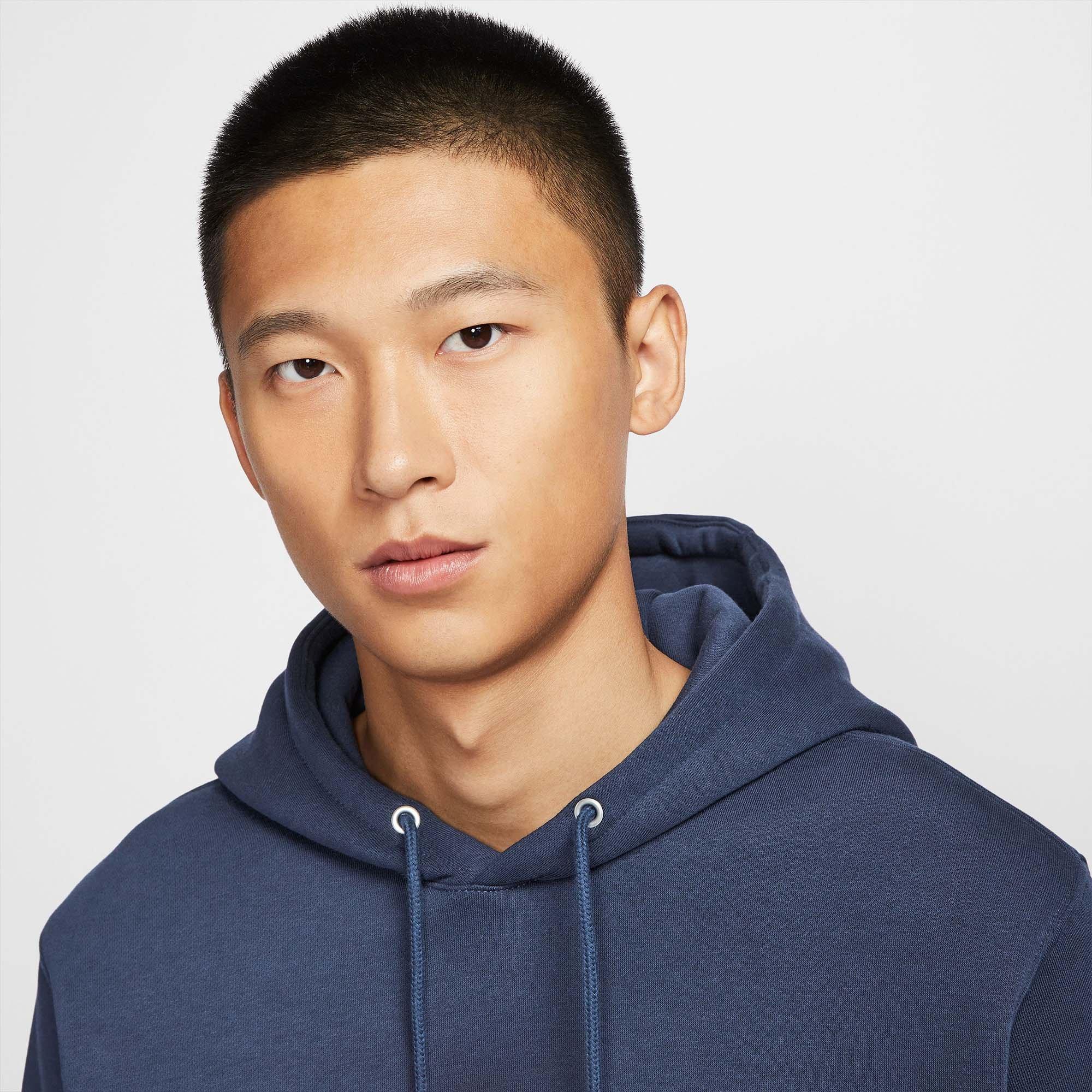 Obsidian/Gold - Nike - Nike Club Mens Fleece Pullover Hoodie - 5