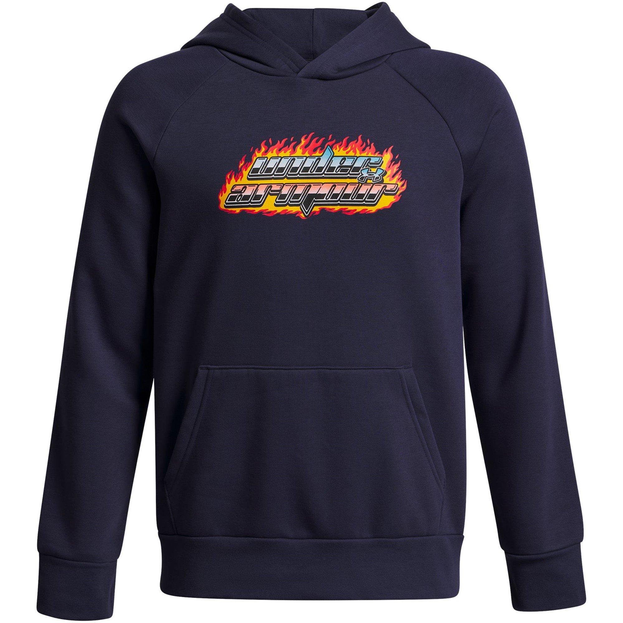 Washed Navy - Under Armour - Kids' Hoodie - 1