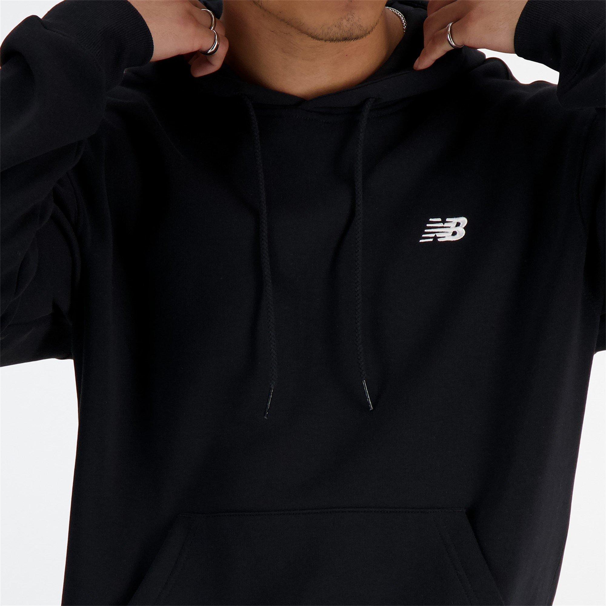 Black - New Balance - Fleece Hoodie - 2