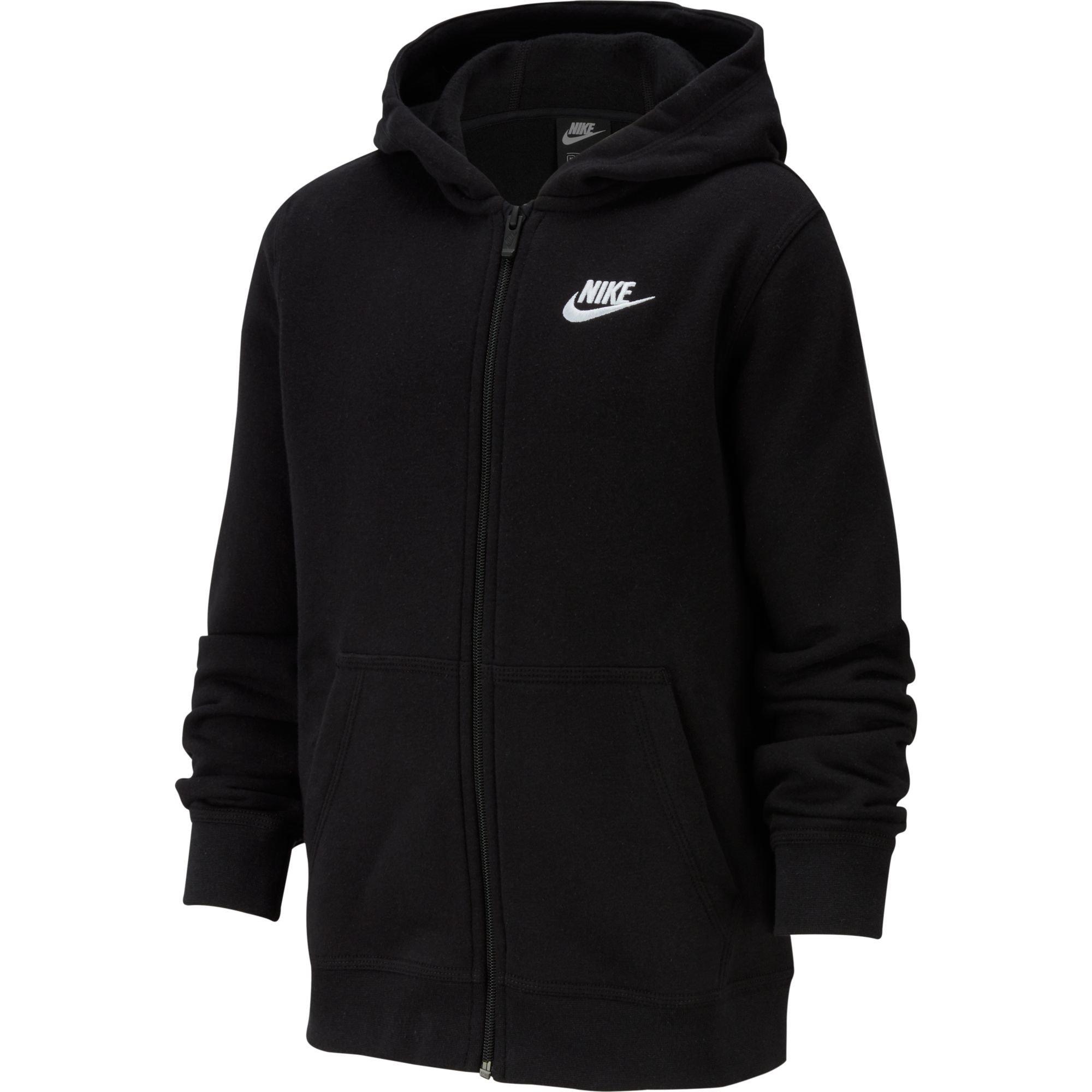 Black - Nike - Fundamentals Full Zip Hoody Juniors - 1