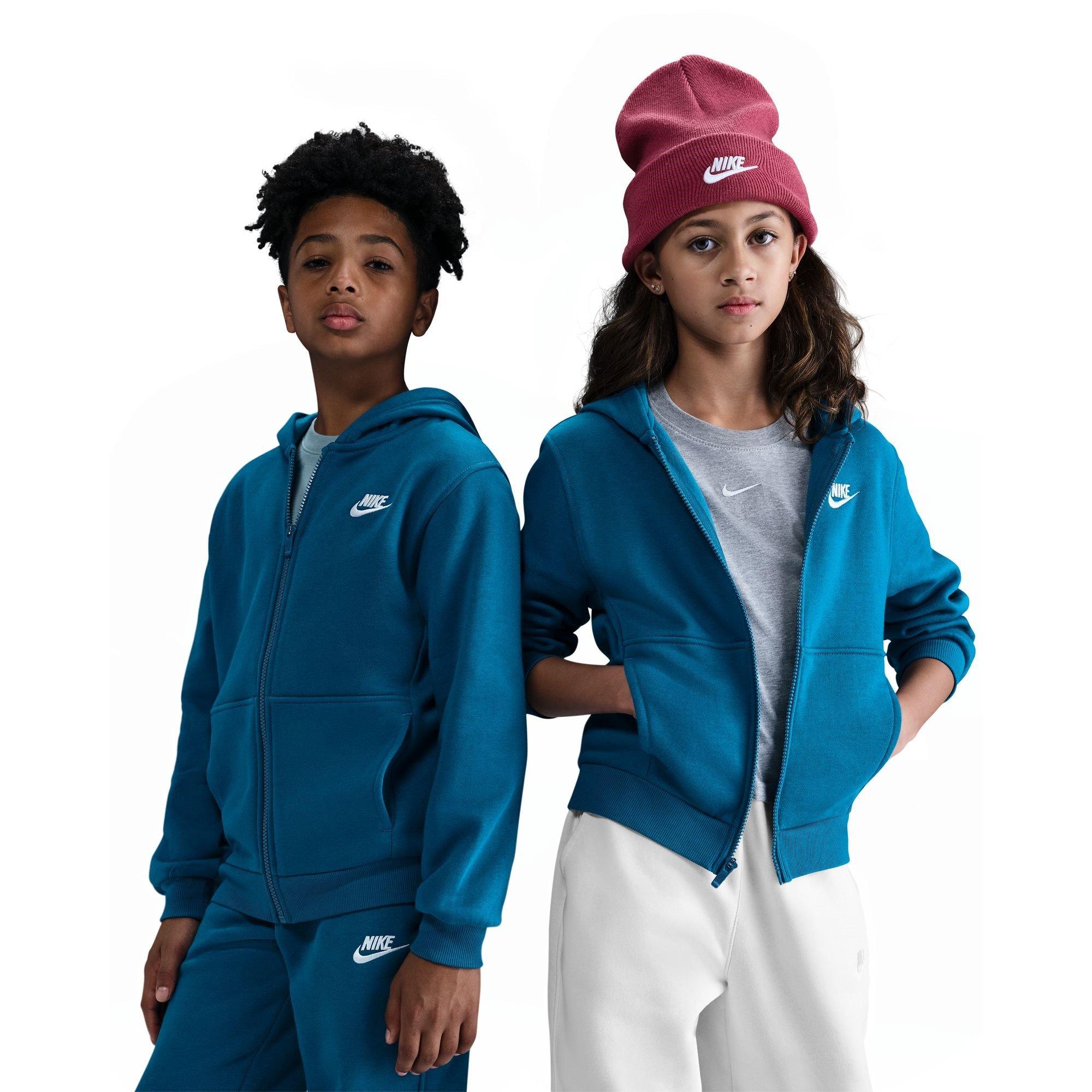 Nike Boys Fundamentals Full Zip Hoody Juniors - Royal Pulse - 7-8 Yrs