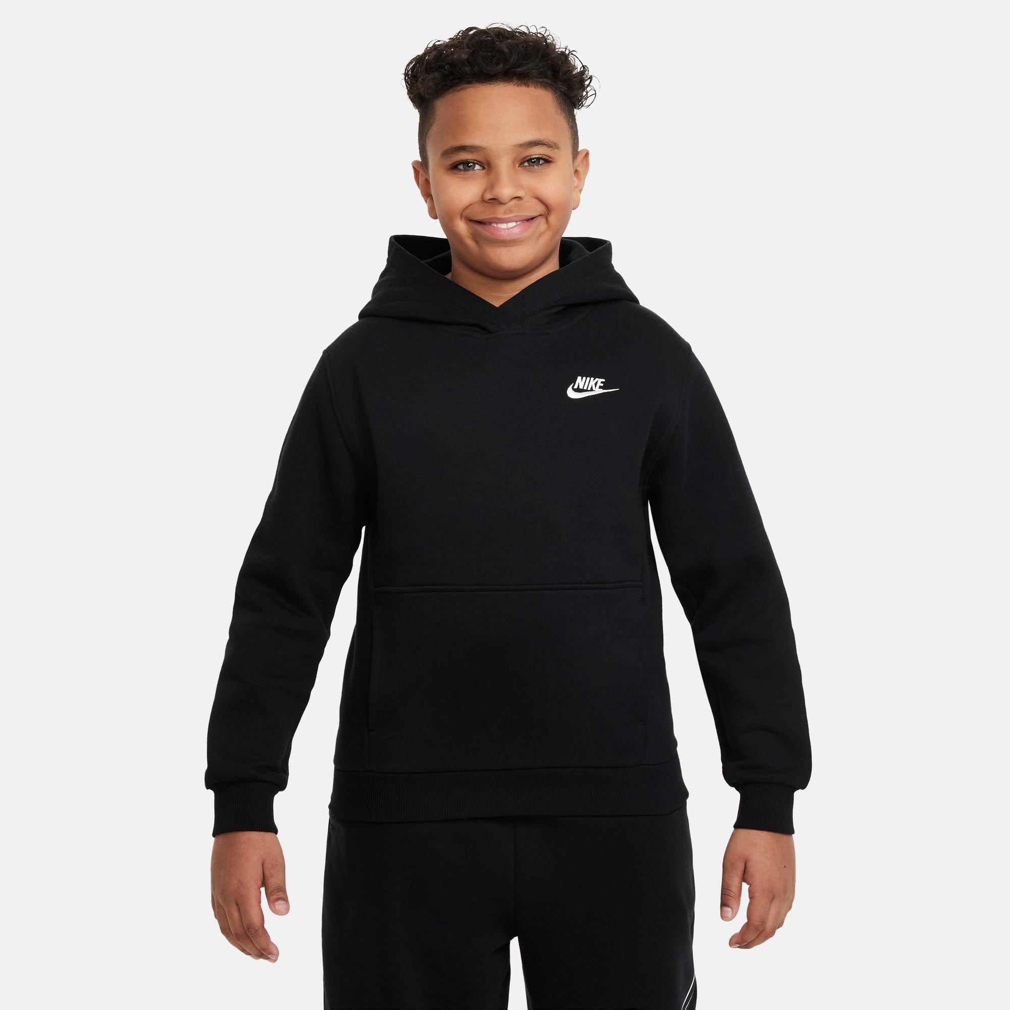 Sort - Nike - Club Pullover Hoodie Junior Boys - 3