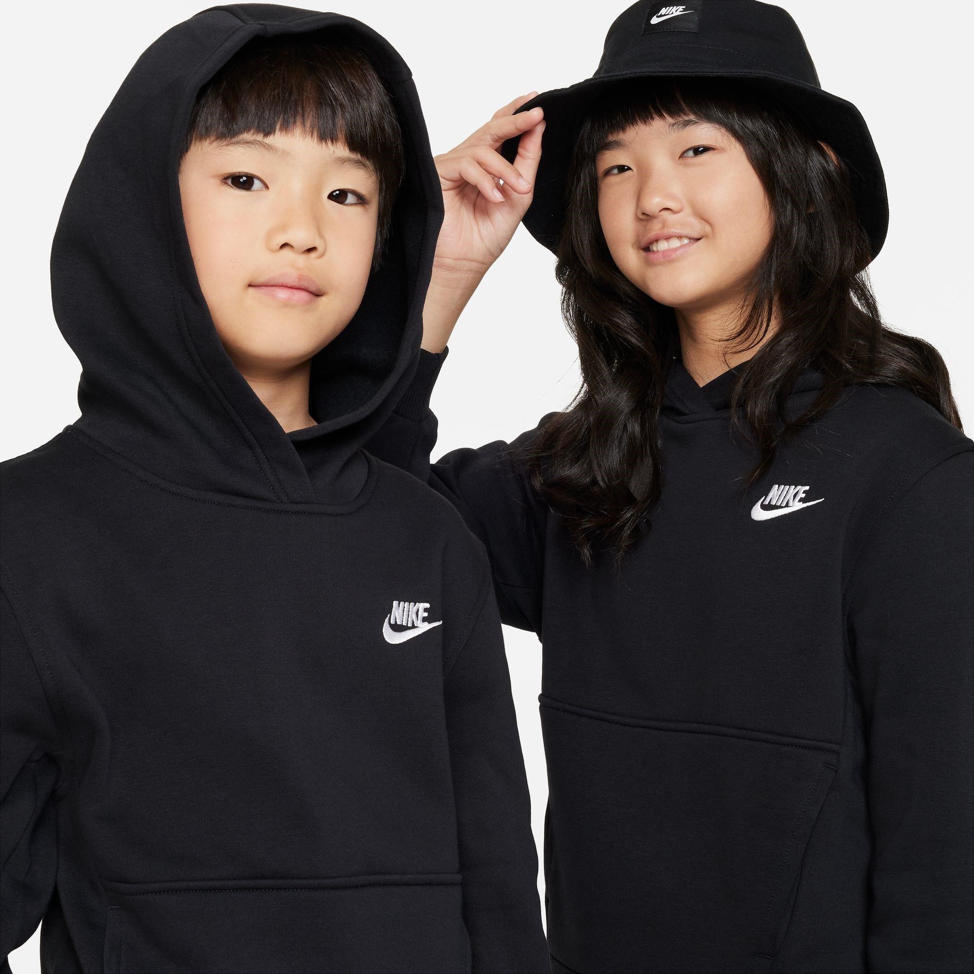 Sort - Nike - Club Pullover Hoodie Junior Boys - 7