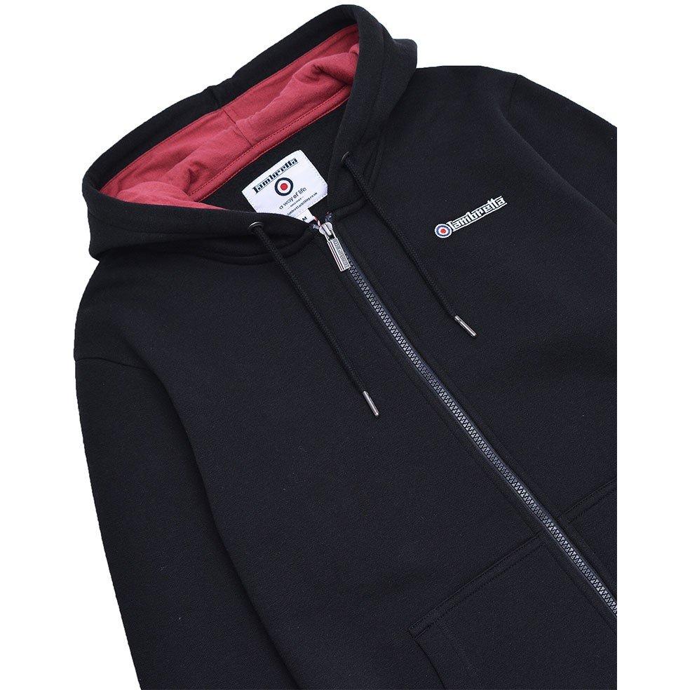 Schwarz - Lambretta - Zip Hoodie - 2
