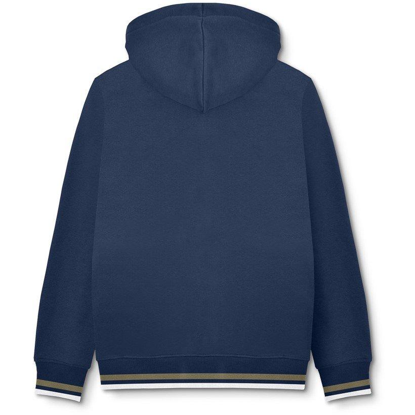 Marineblauw/Kaki - Lambretta - Men's Zip Hoodie - 2