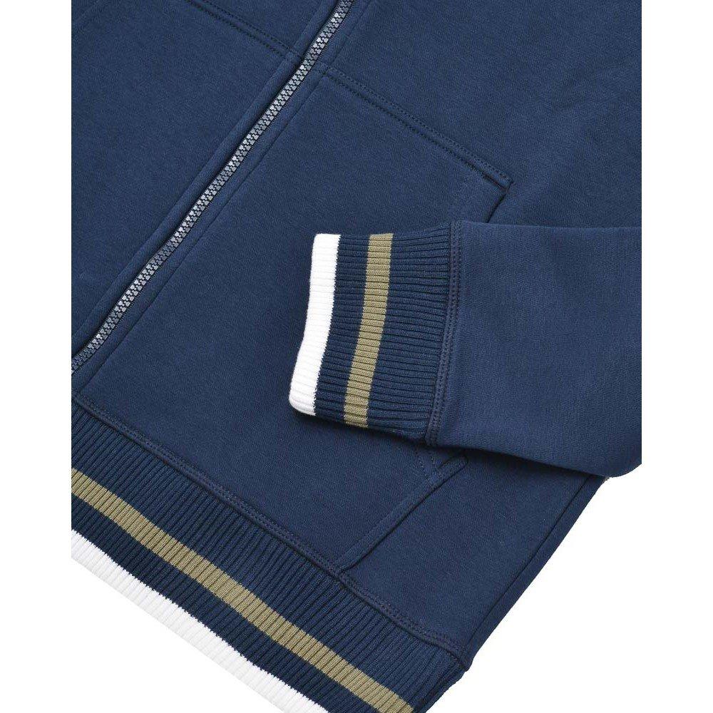 Marineblauw/Kaki - Lambretta - Men's Zip Hoodie - 4