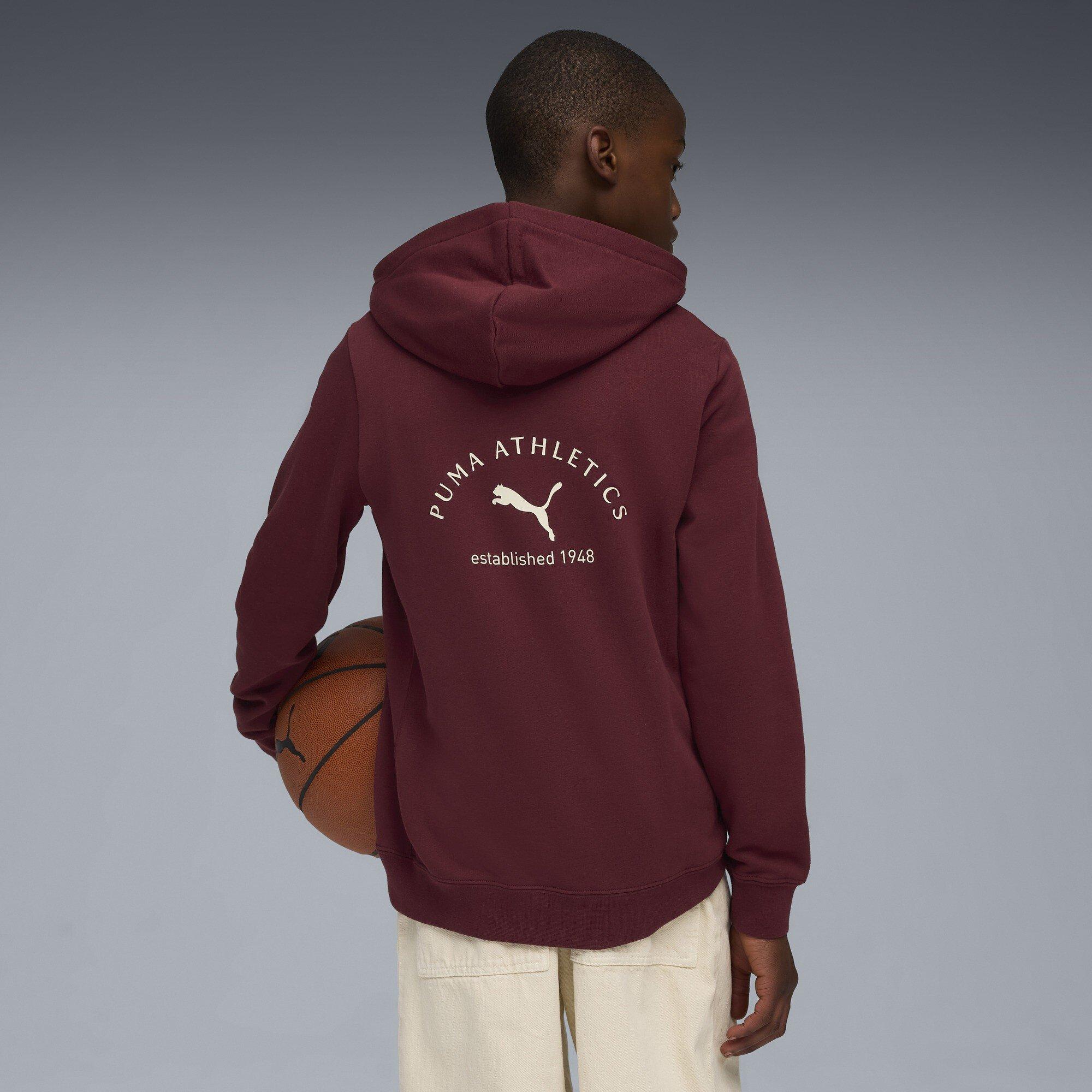 Ruby Shimmer - Puma - Unisex Kids' Classraphic Overhead Hoodie - 4
