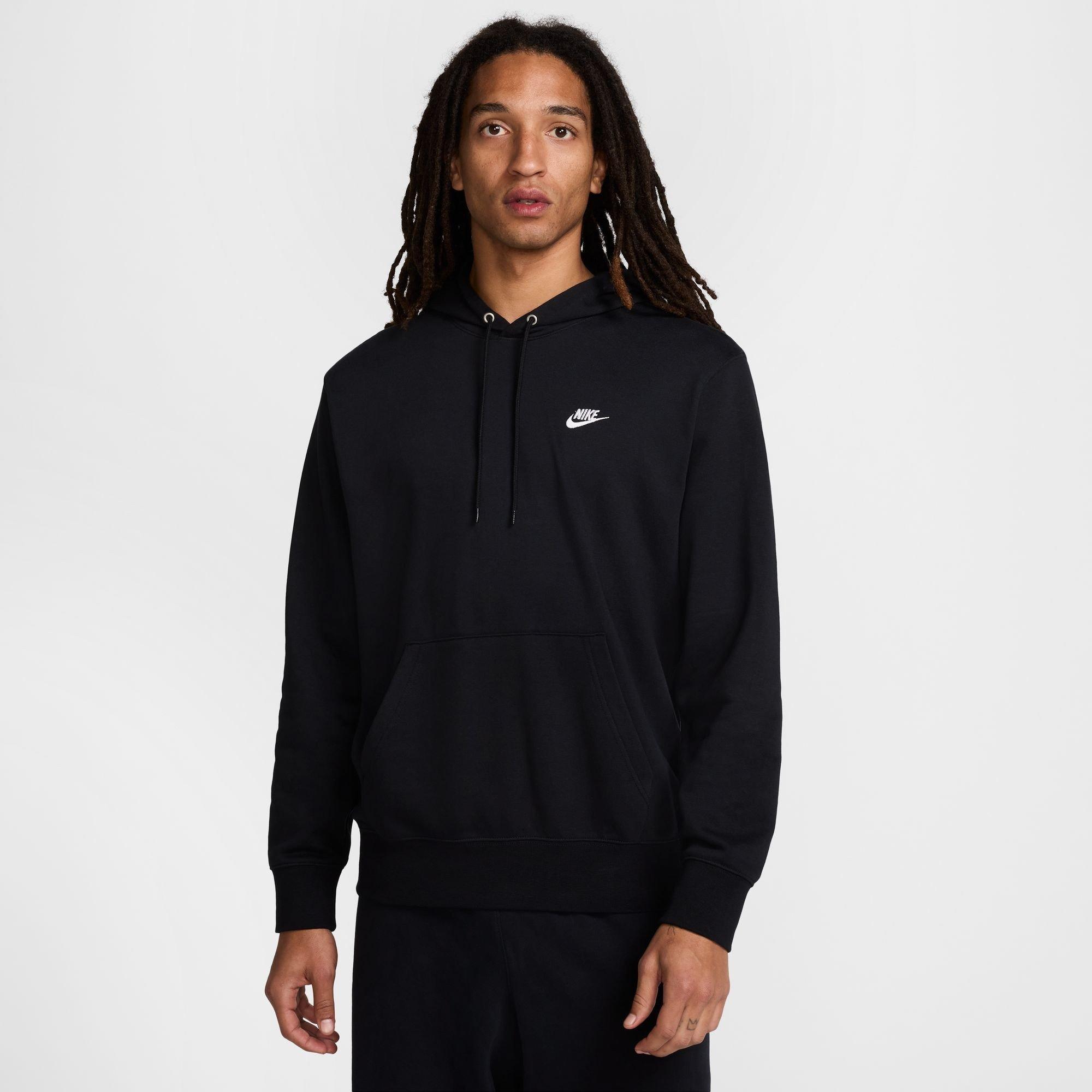 Schwarz/Schwarz - Nike - Men's Club Overhead Hoodie - 1