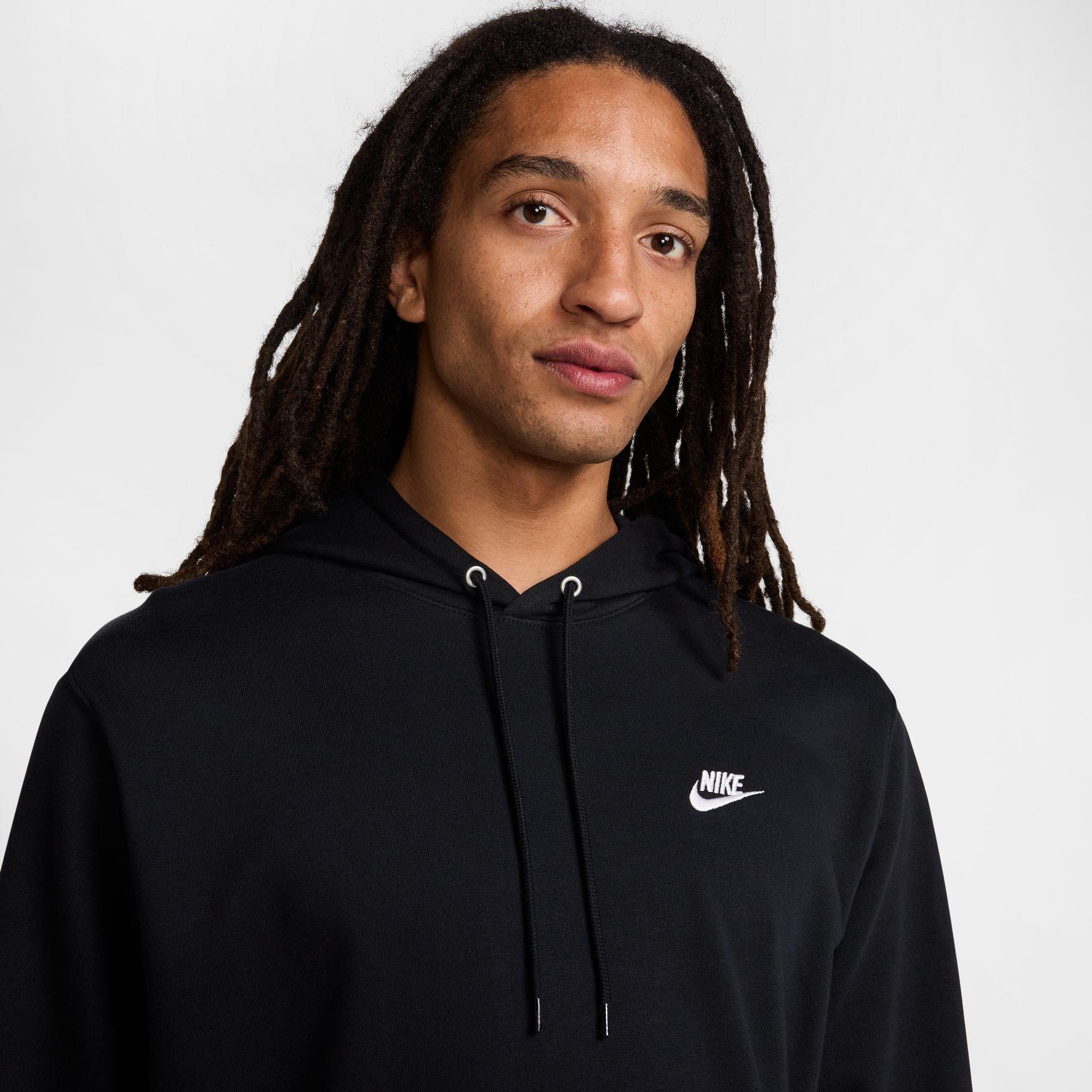 Schwarz/Schwarz - Nike - Men's Club Overhead Hoodie - 3