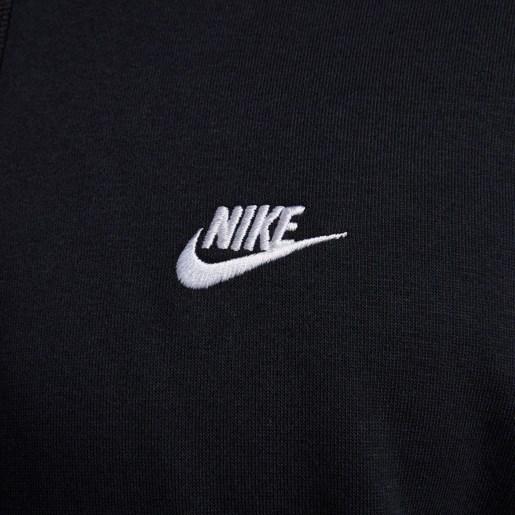 Schwarz/Schwarz - Nike - Men's Club Overhead Hoodie - 4